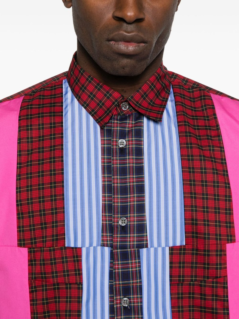 patchwork plaid shirt 5