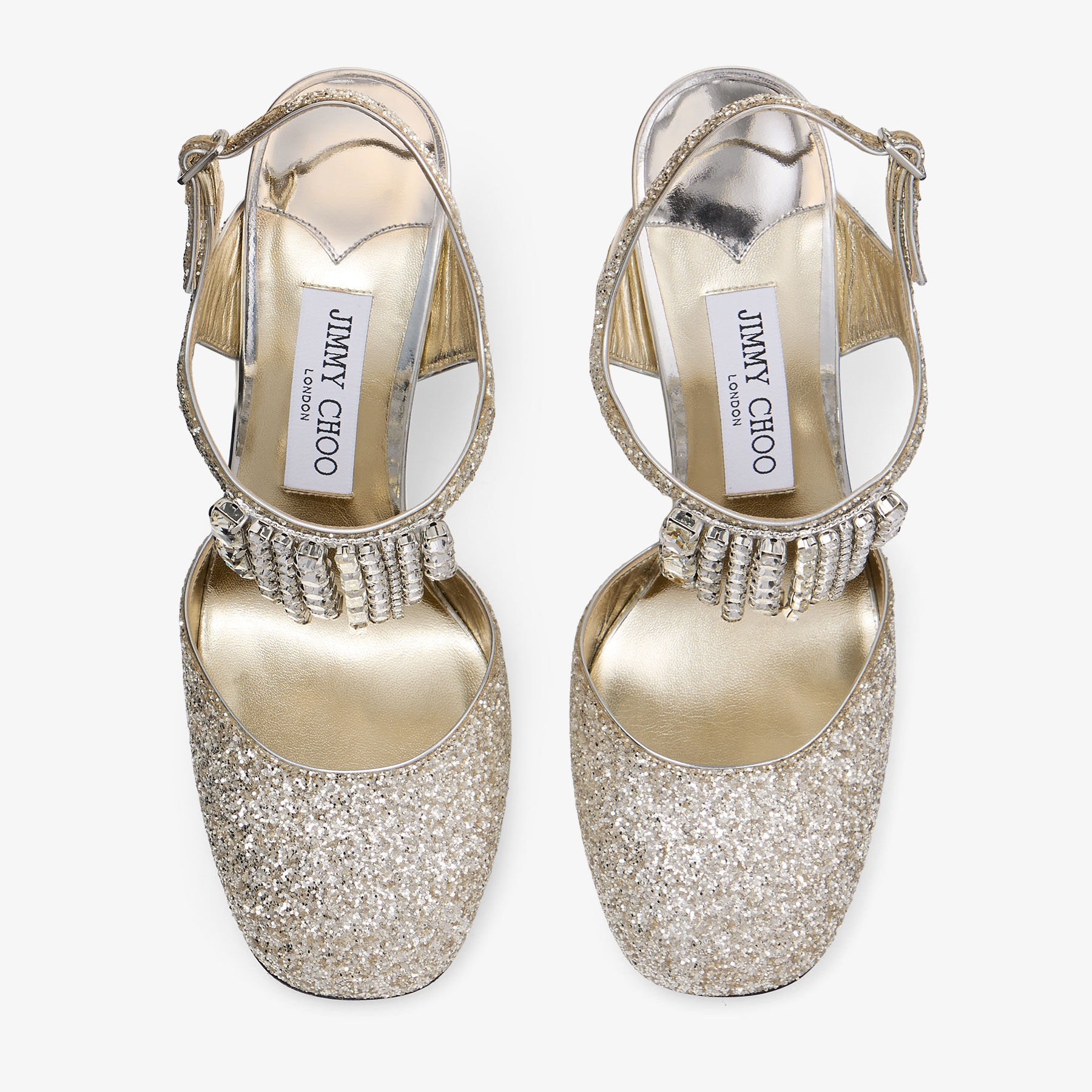 Verity 95
Sand Glitter Fabric Pumps - 5