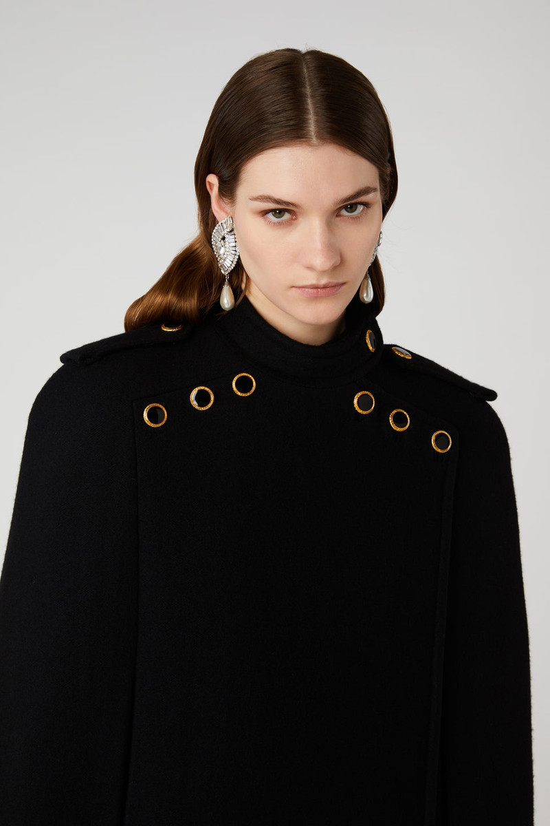 WOOL CAPE WITH JWL BUTTONS 6