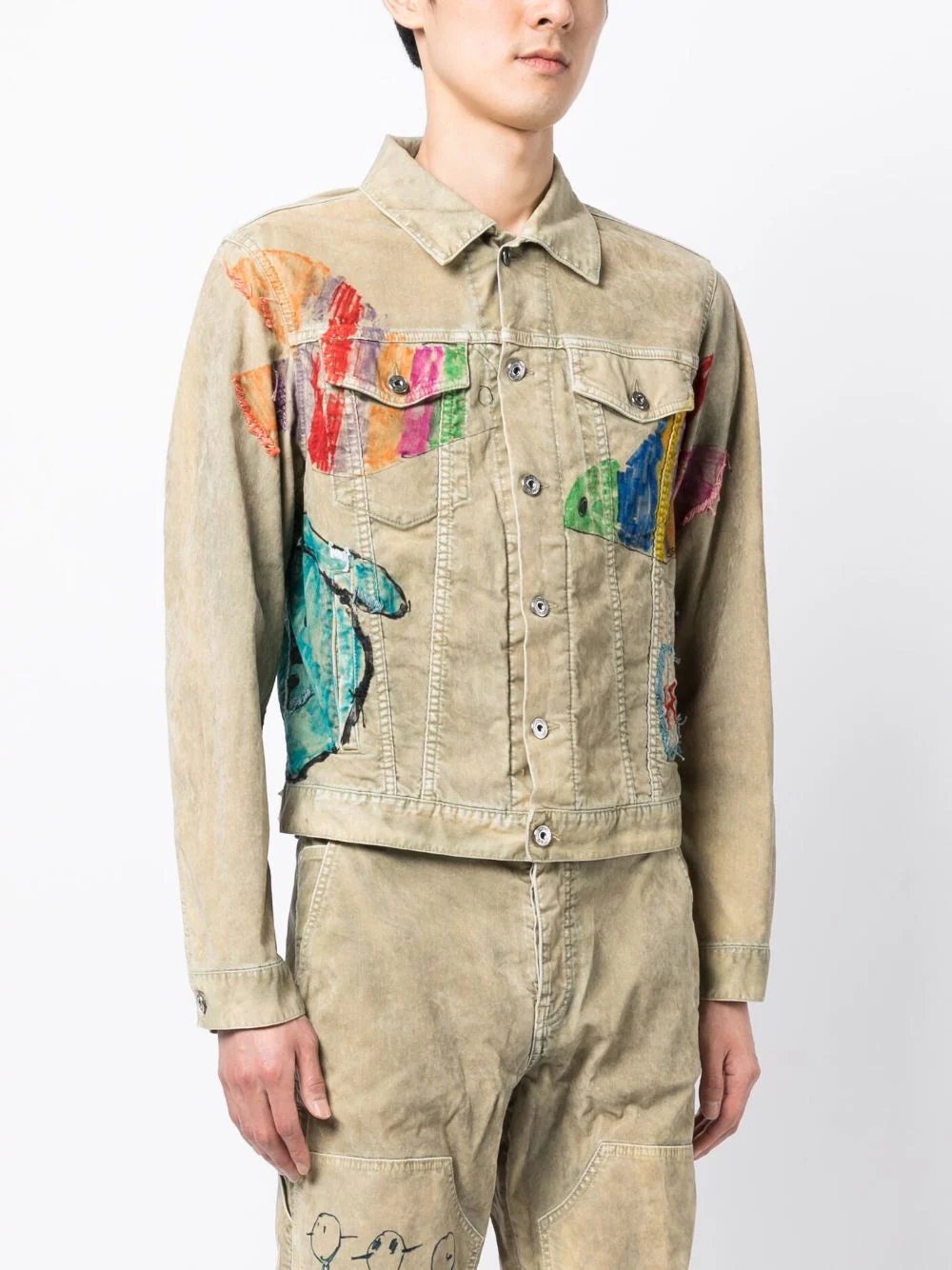 CARTOON GRAPHIC PRINT JACKET - 3