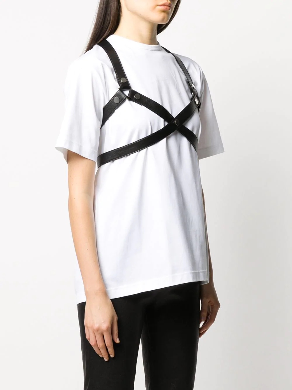 strap detail T-shirt - 3