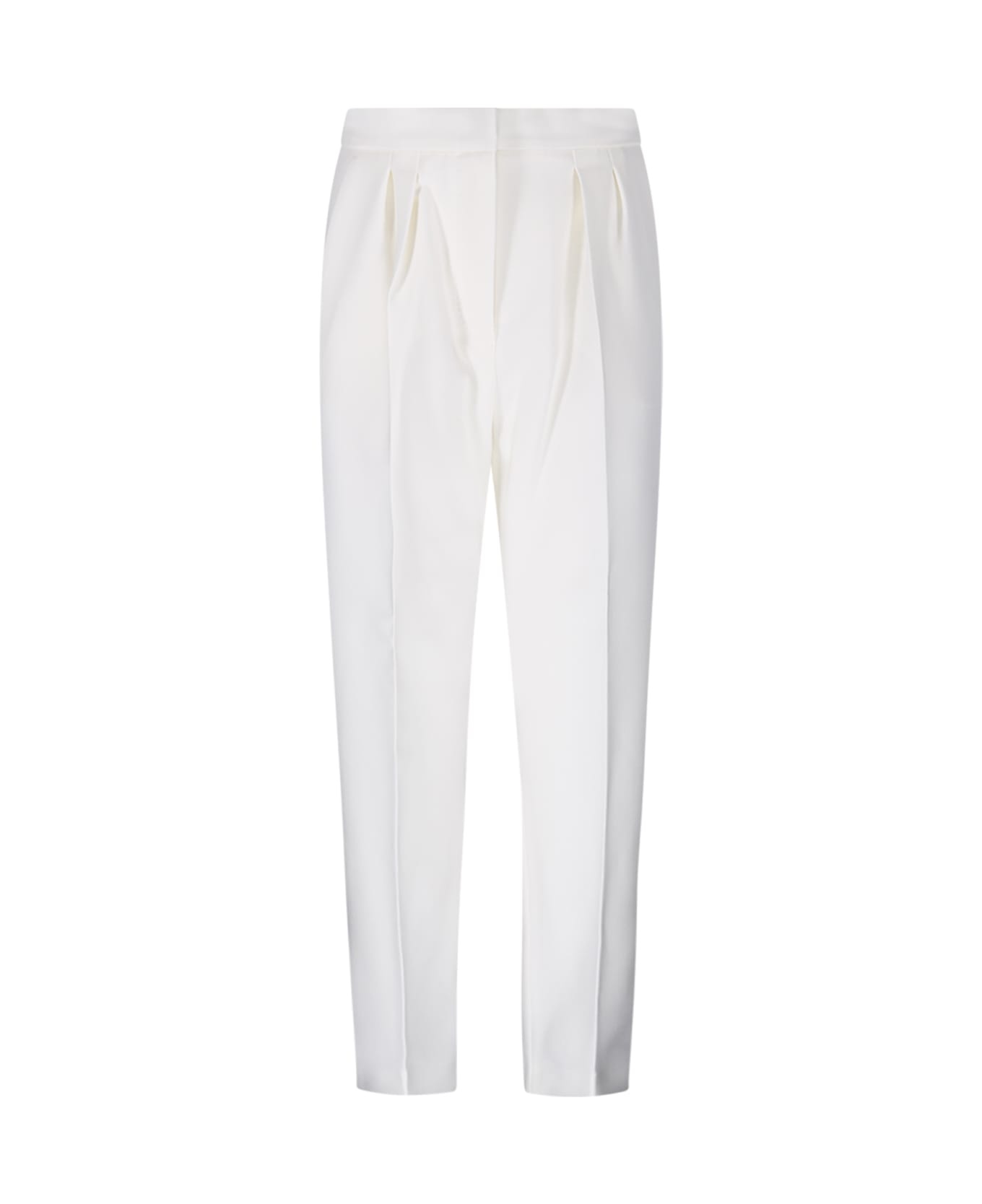 White Verbano Trousers - 1