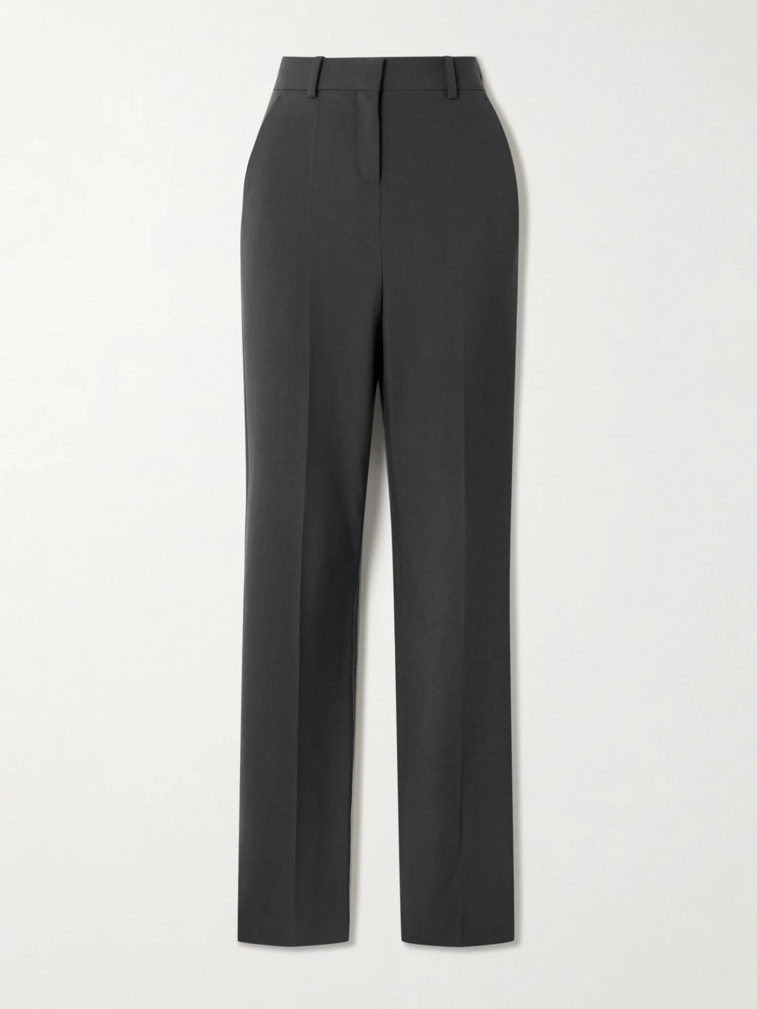 Lucia wool slim-leg pants Dark gray - 1