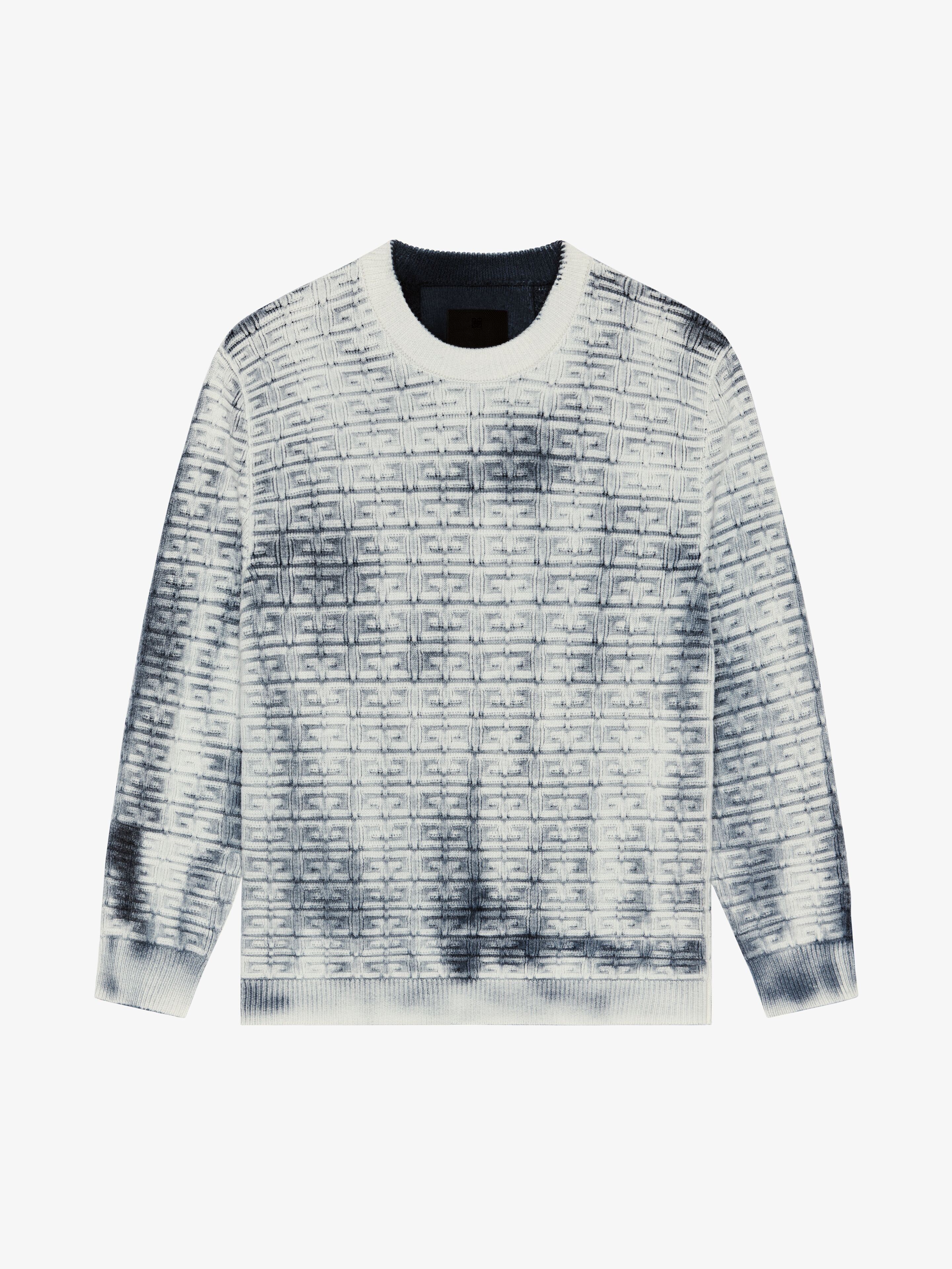 SWEATER IN 4G WOOL WITH OVERDYED EFFECT - 1