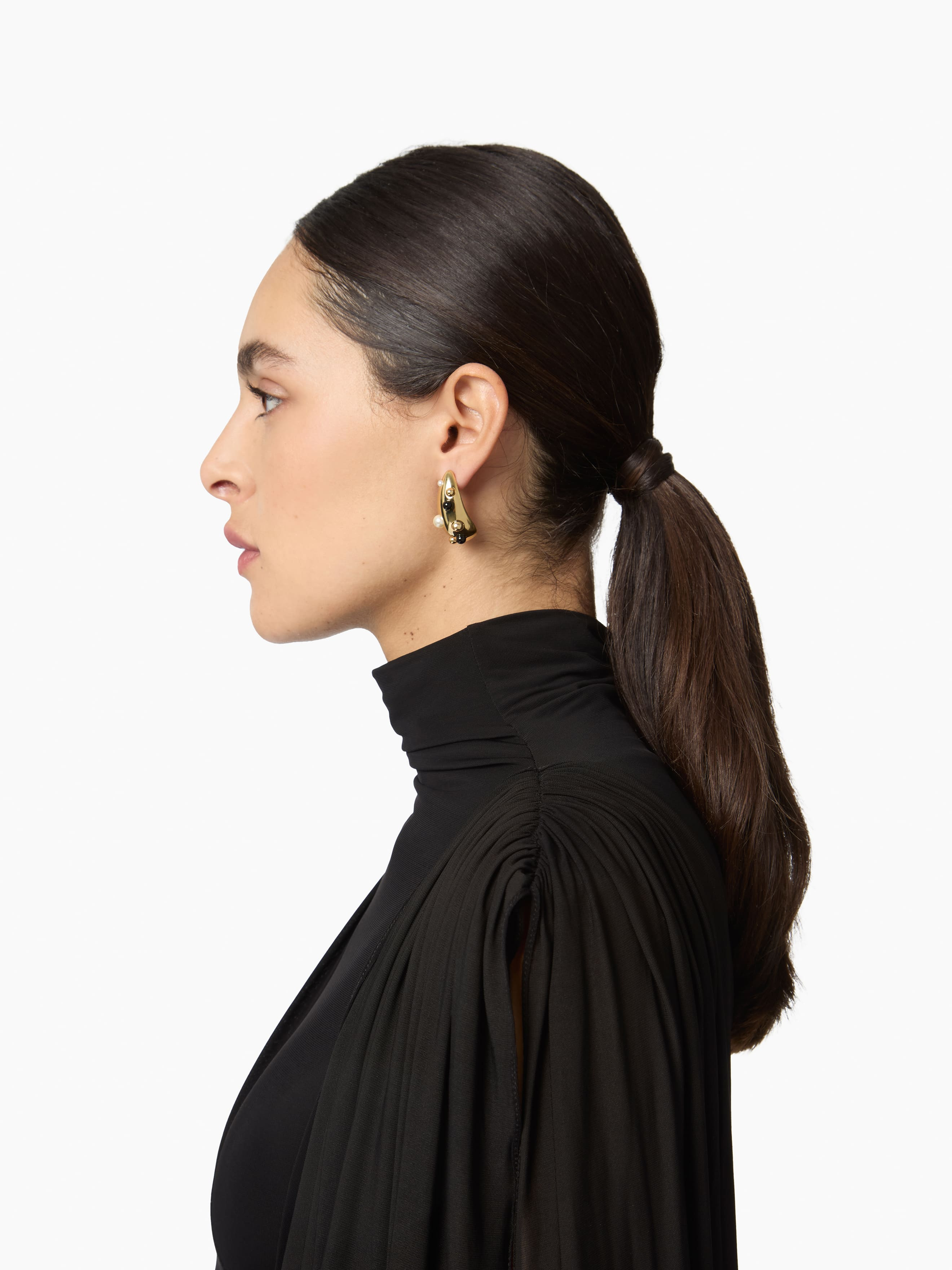 Gold Drops Of Light Earrings - 3