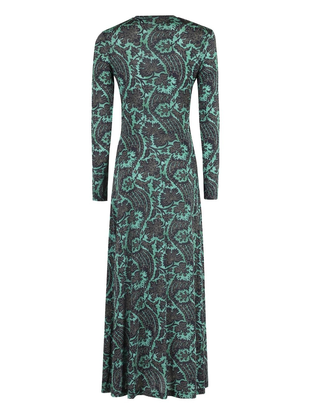 Naia printed long-sleeve maxi dress - 2