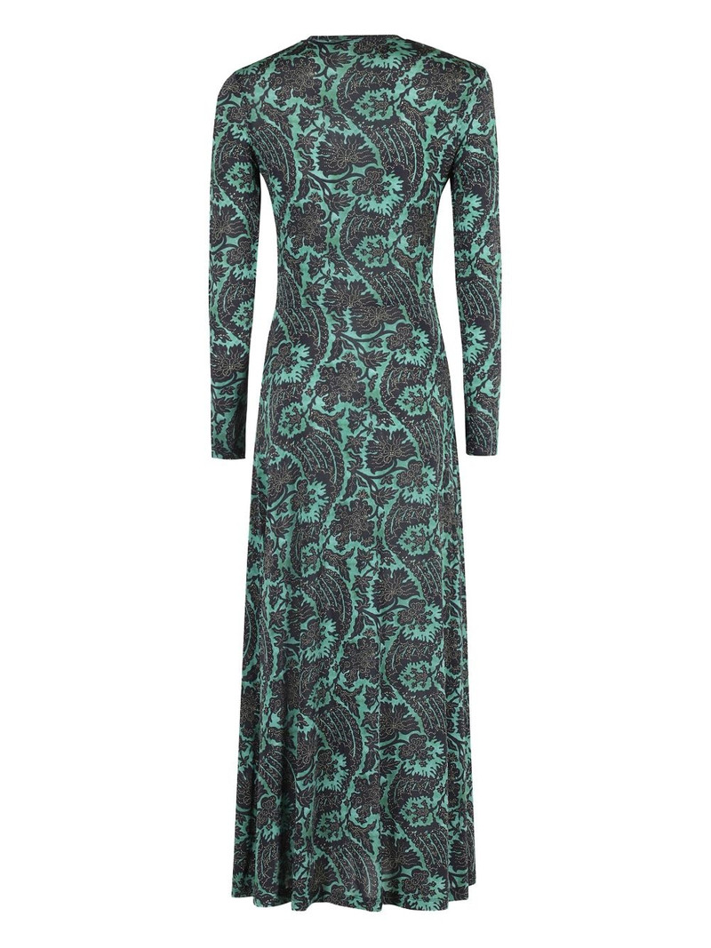 ULLA JOHNSON Naia printed long-sleeve maxi dress outlook