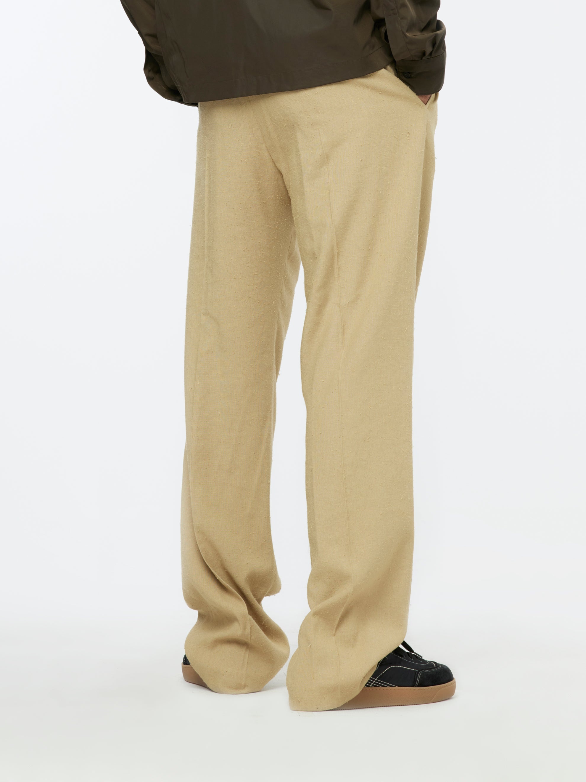 PYMAN DRAPY PANTS (CAMEL) - 3