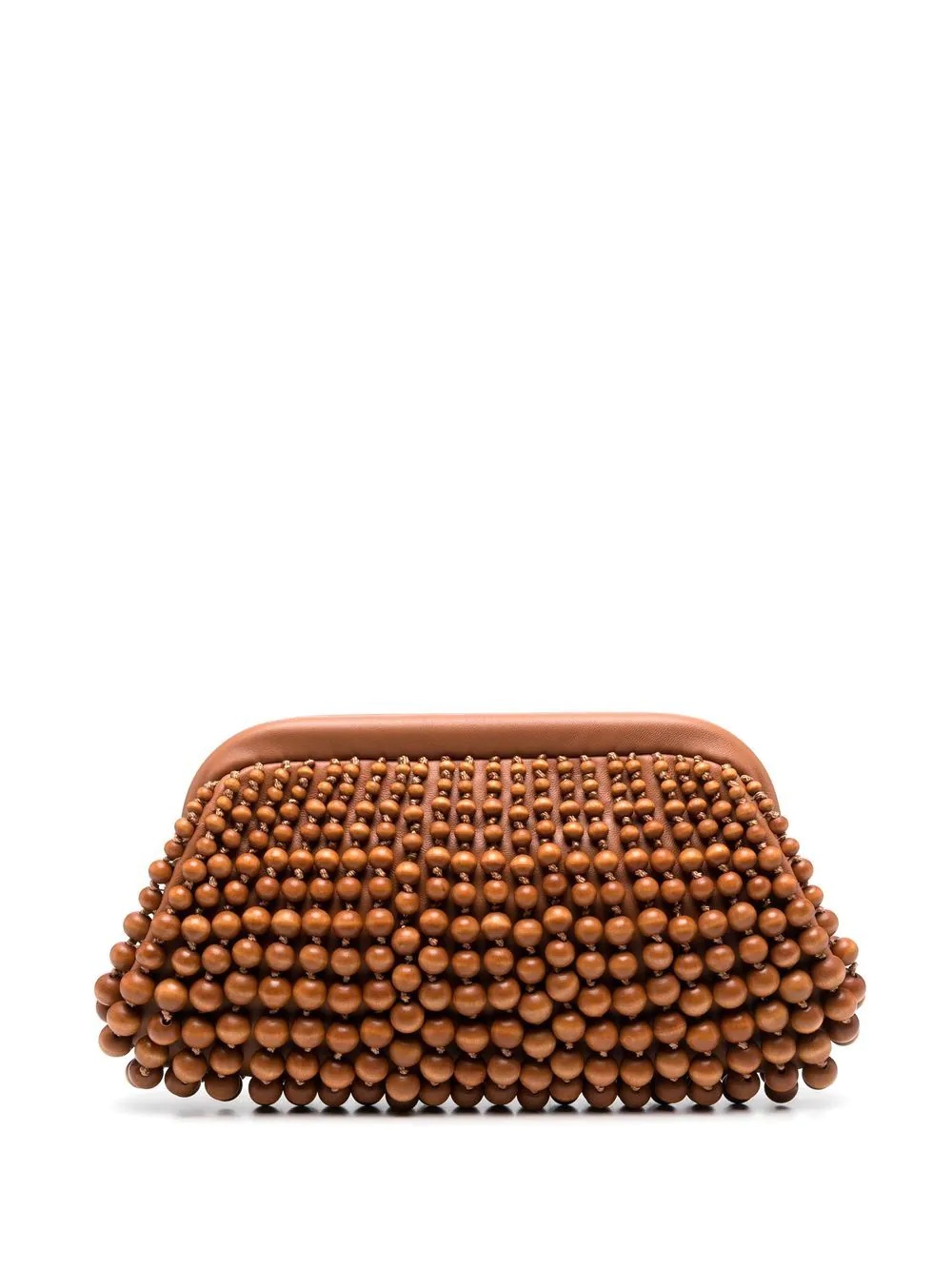 bead-embellished clutch bag - 1