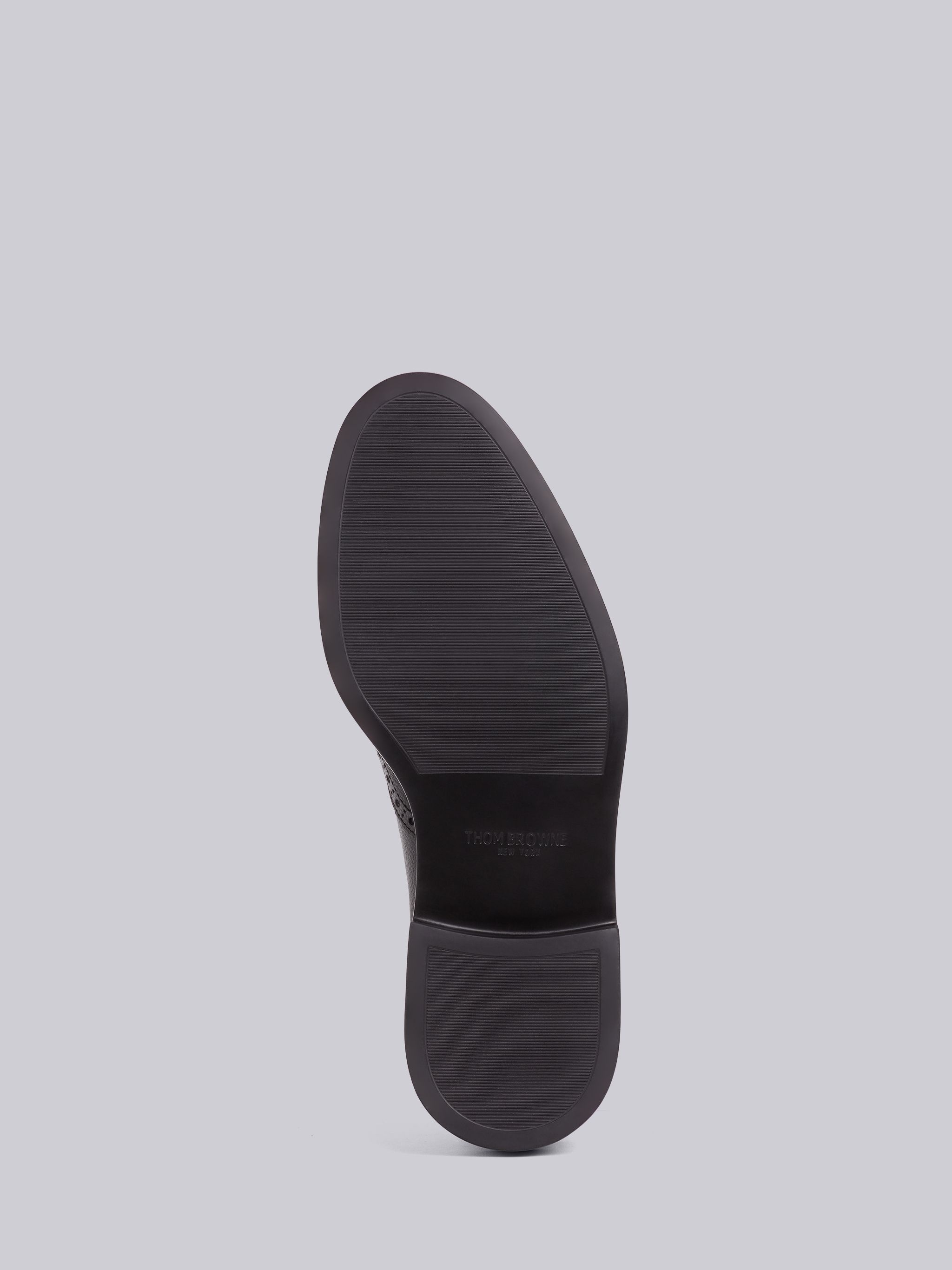 Black Pebbled Calfskin Ghillie Brogue - 5