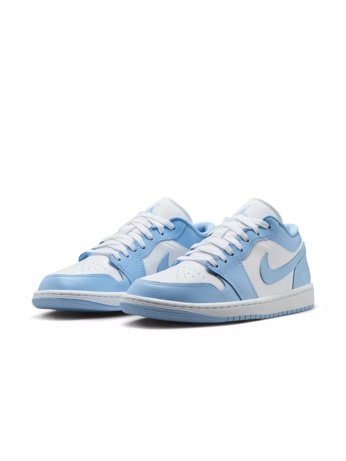 1 Low "White/Aluminum" Women's Shoe - 5
