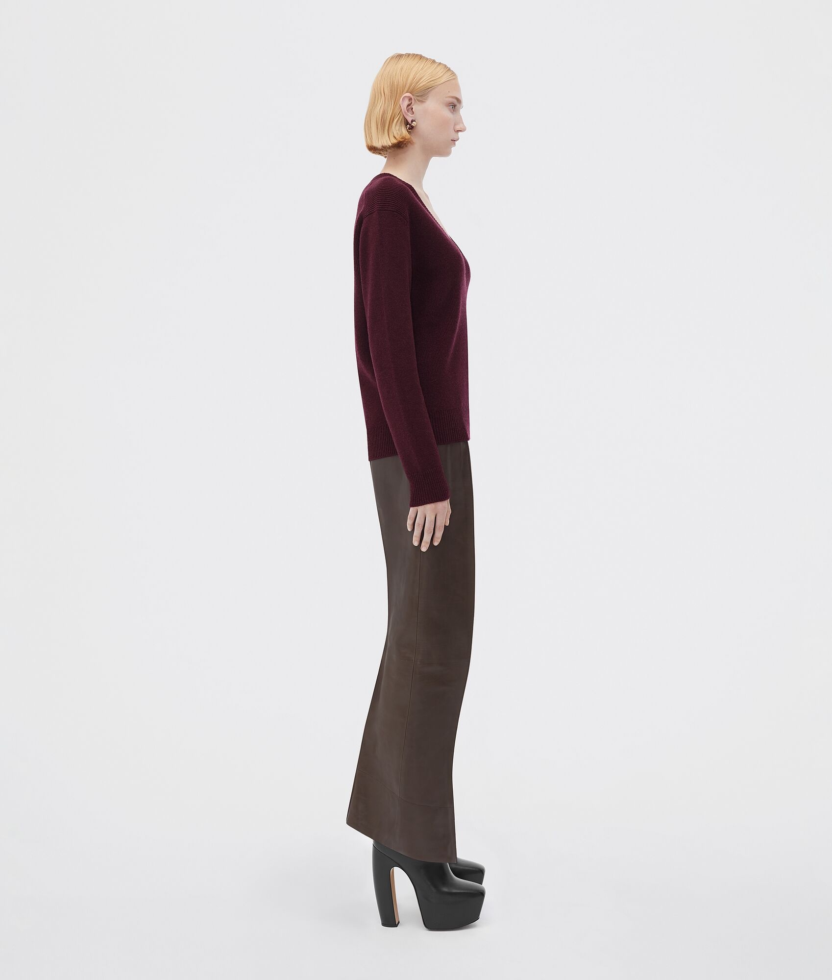 medium weight compact cashmere jumper - 2