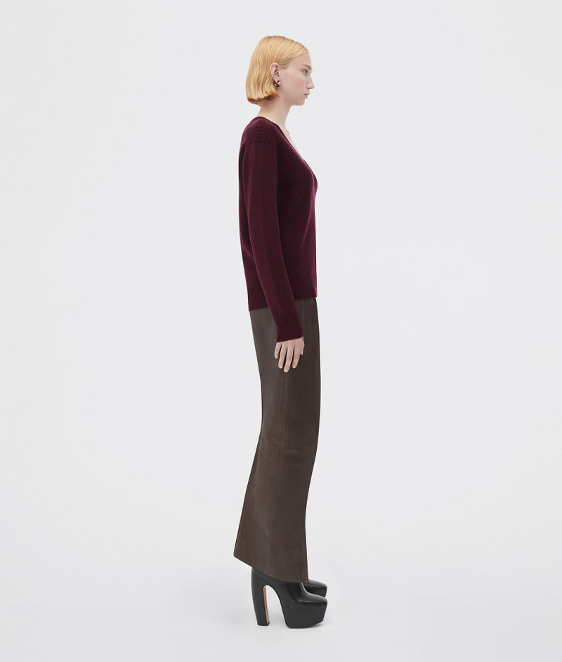Bottega Veneta medium weight compact cashmere jumper outlook