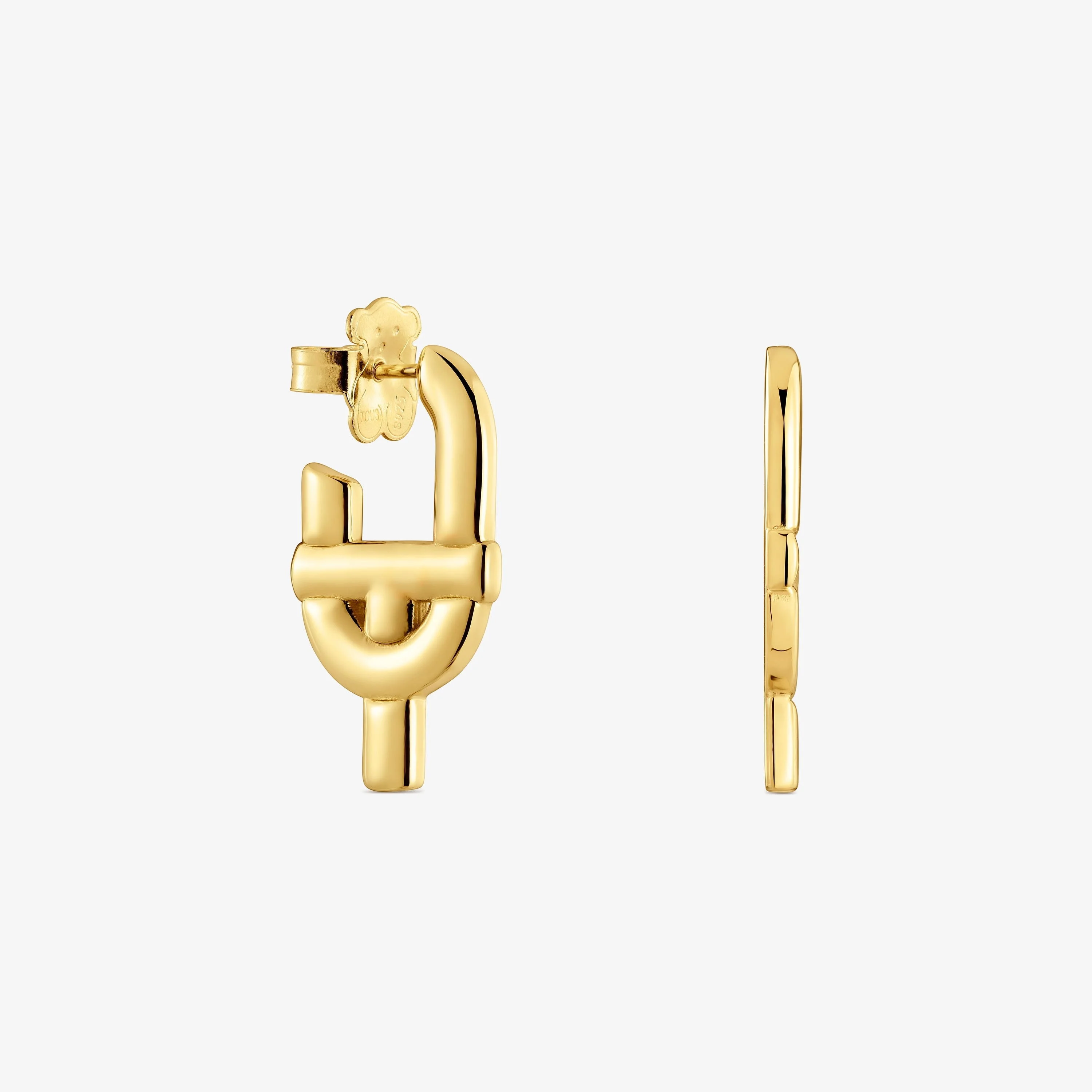 Large TOUS MANIFESTO Earrings with 18K gold vermeil - 1