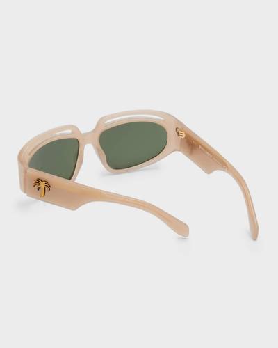 Palm Angels Heights Square Acetate Sunglasses outlook