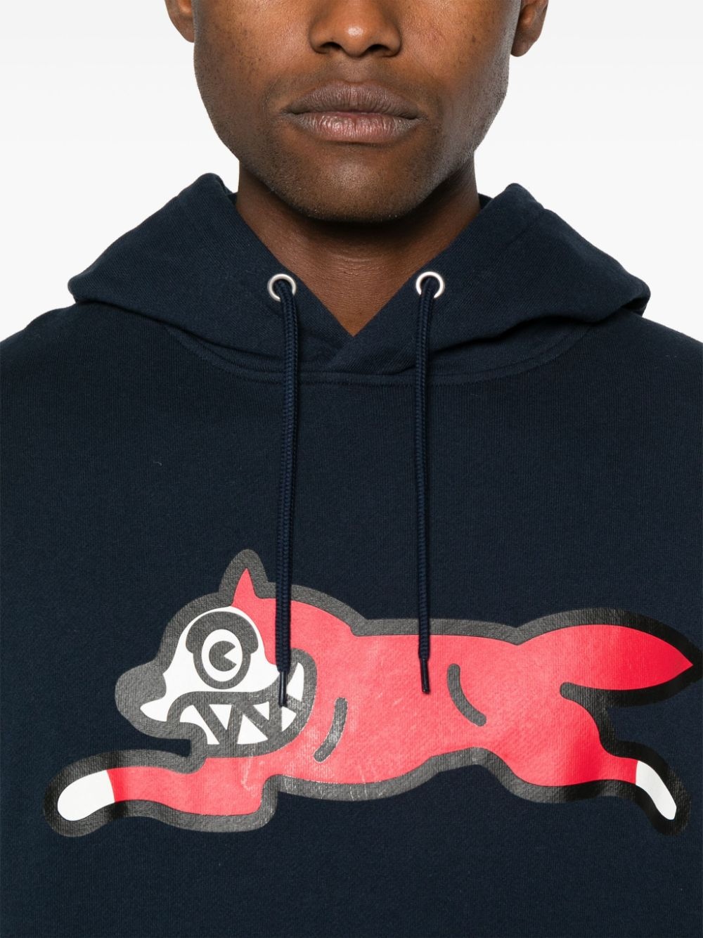 Running Dog Popover cotton hoodie - 5