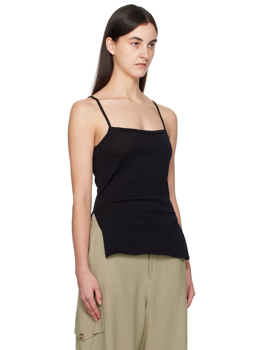 Black Harlow Tank Top - 2