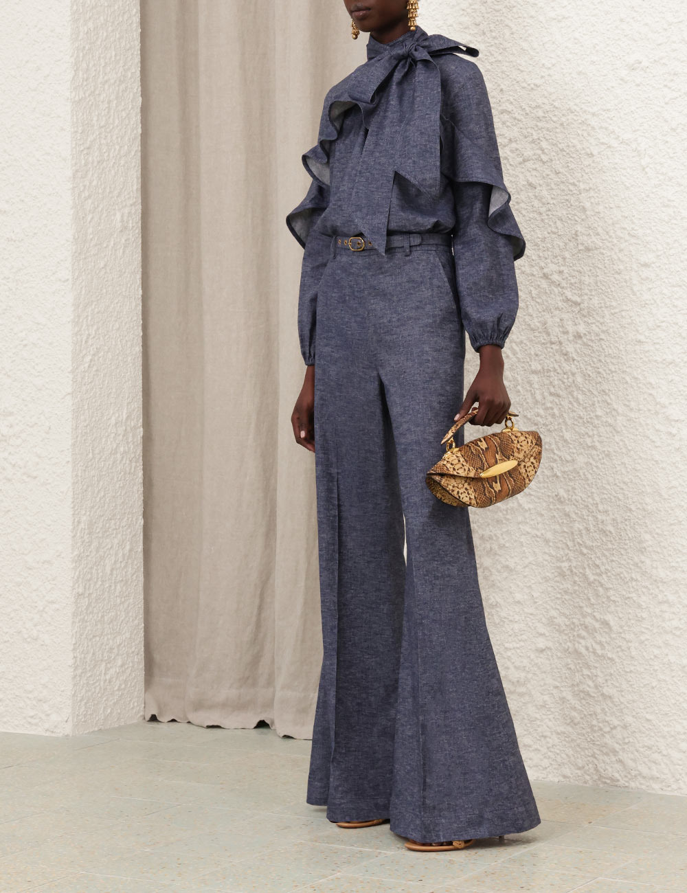 HYPNOTIC CHAMBRAY BLOUSE - 3