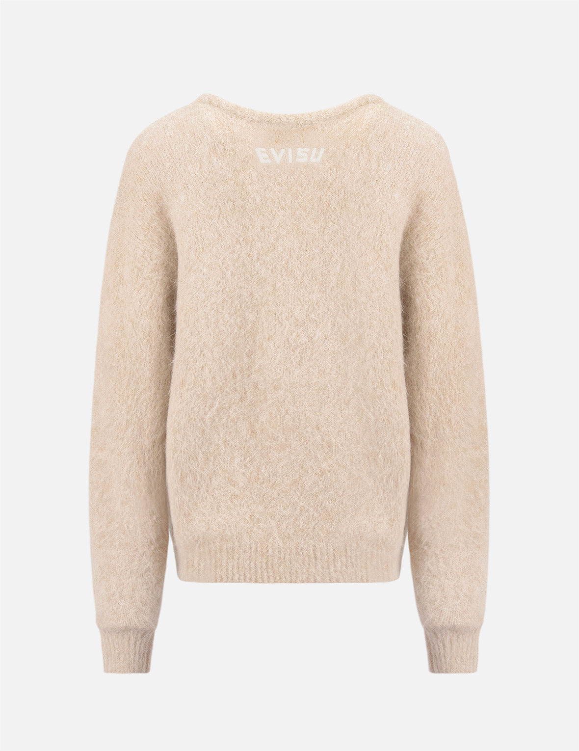 SEAGULL BADGE ALPACA SWEATER - 2