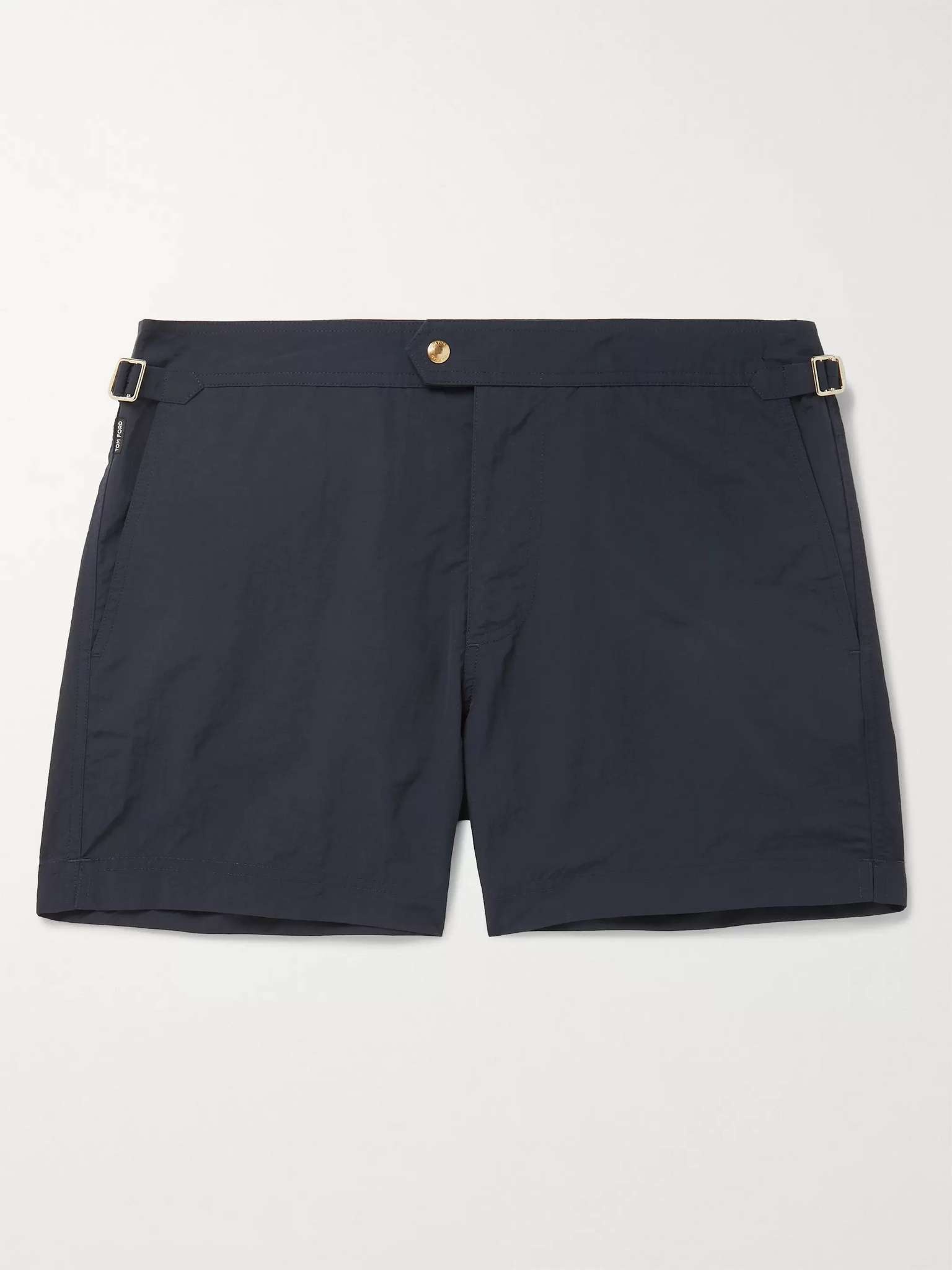 Slim-Fit Mid-Length Swim Shorts - 1