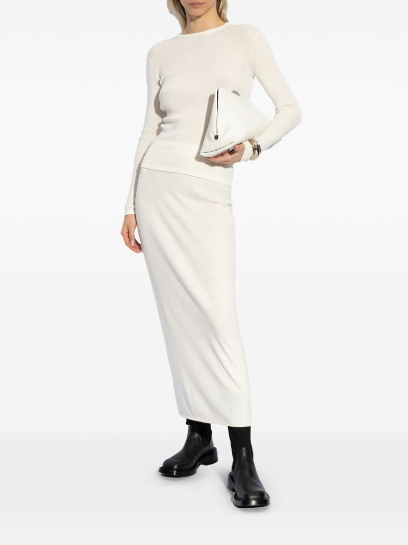 LISA YANG knitted column skirt outlook