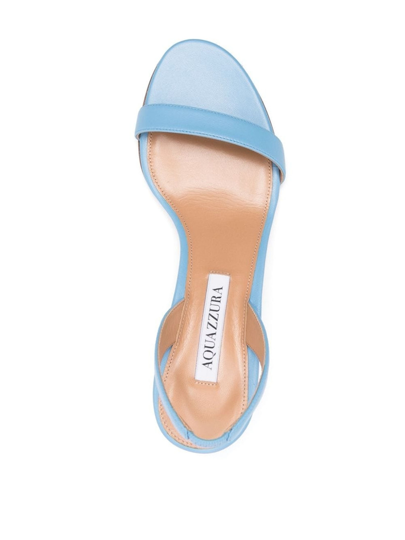 So Nude 50mm leather sandals 4