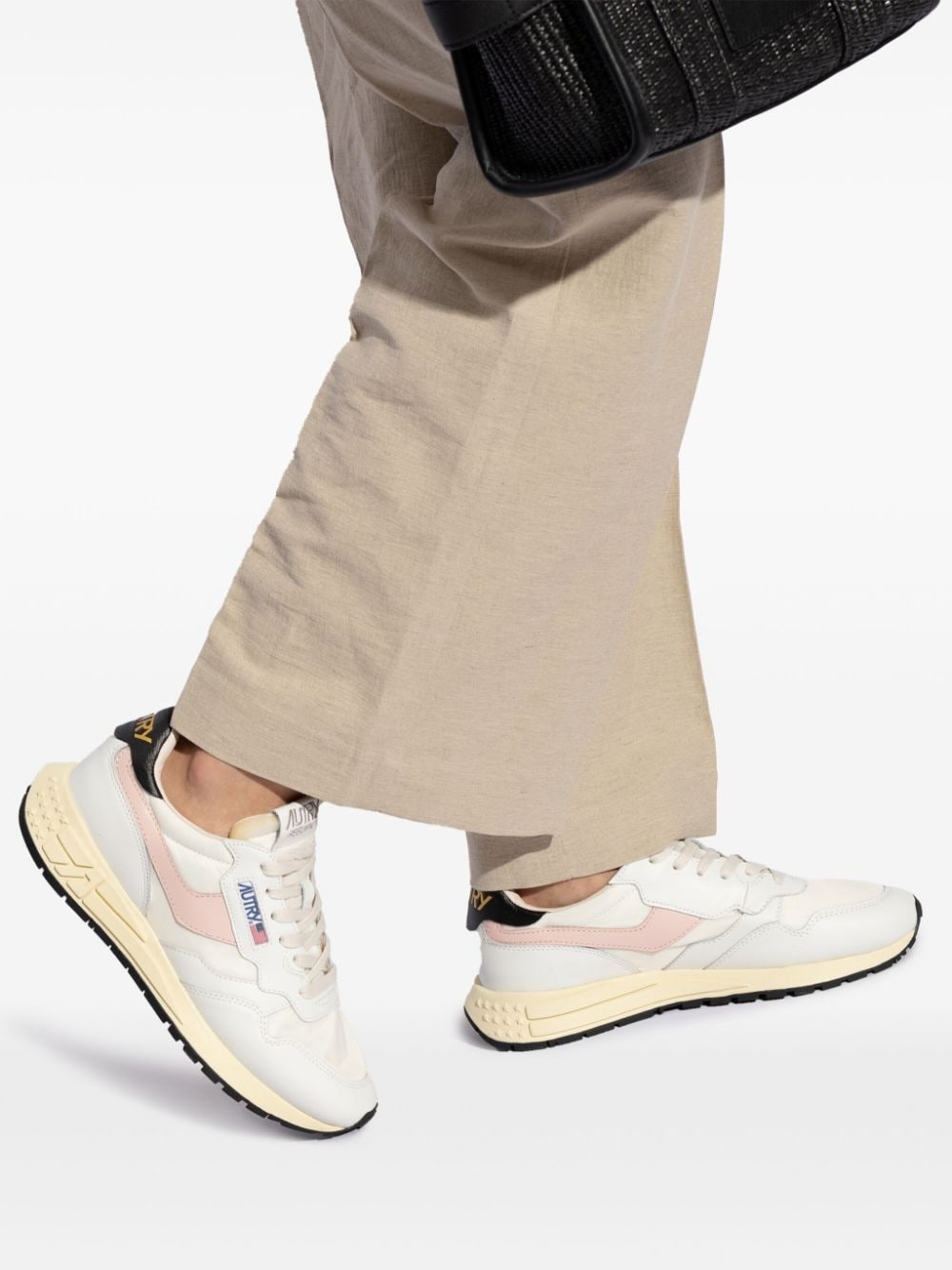 Reelwind lace-up leather sneakers - 5