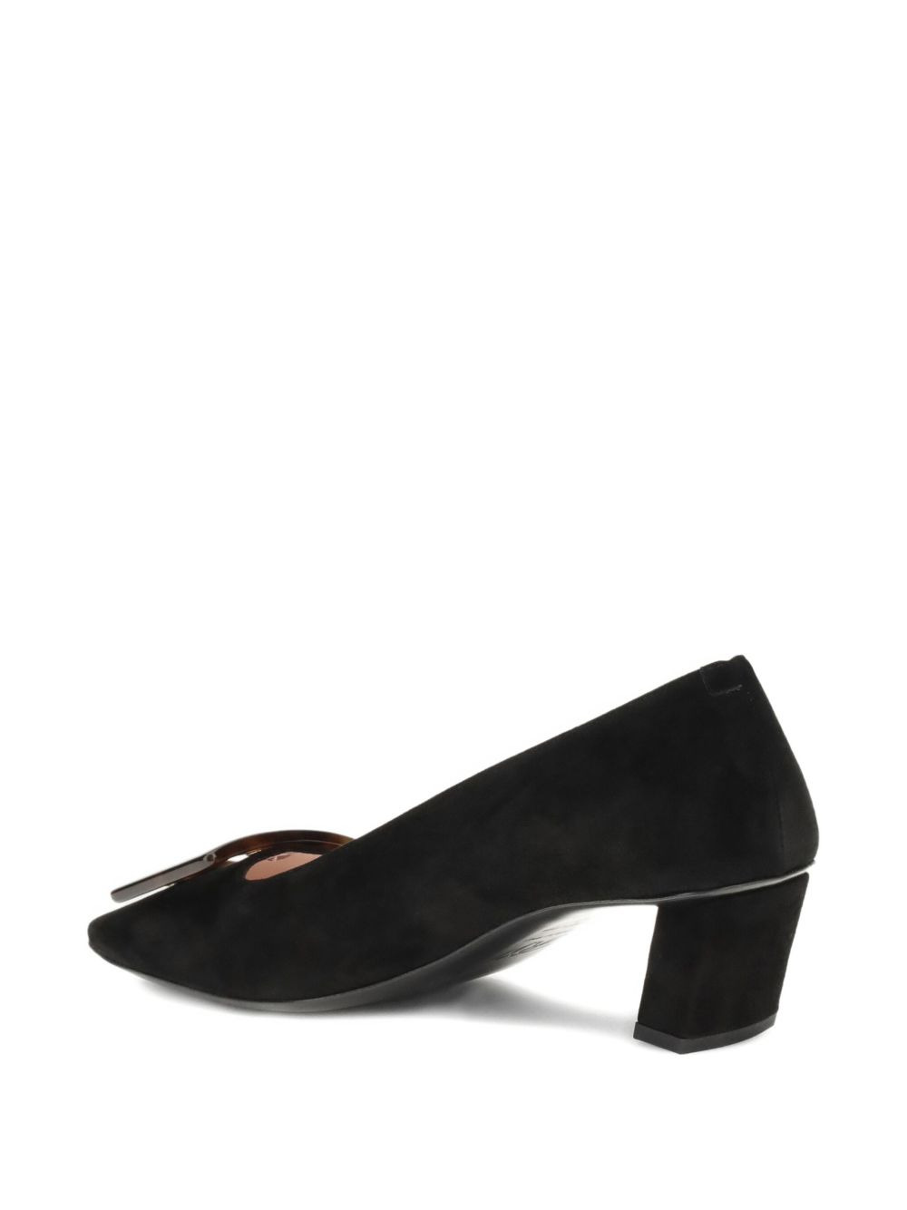 45mm tortoiseshell buckle pumps - 3