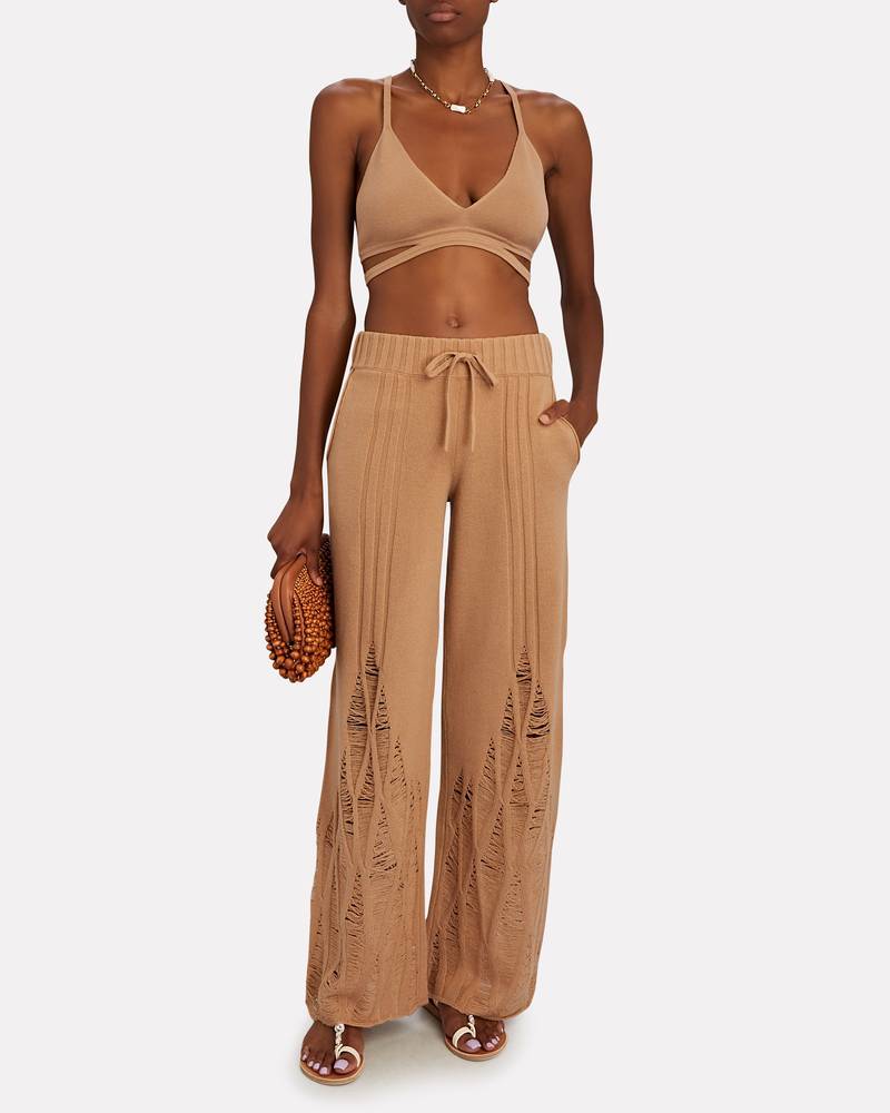 Dion Lee Merino Wool-Blend Bra top outlook