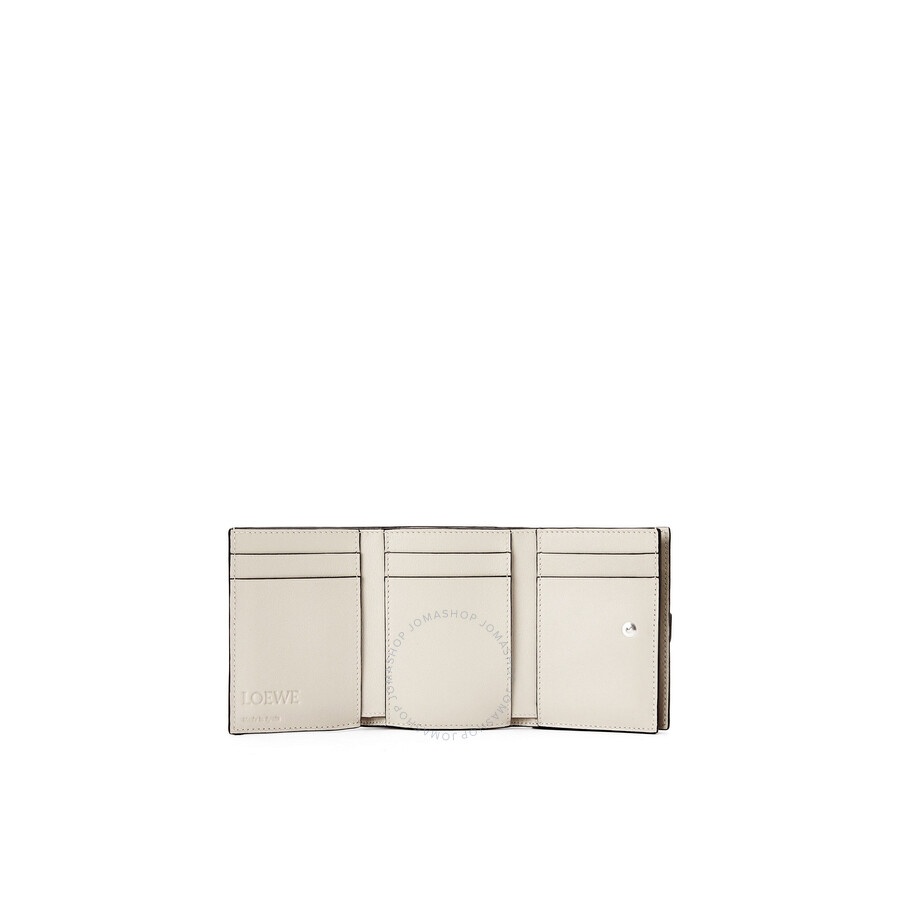 Loewe Trifold Calfskin Wallet - Rosemary/Tan - 2
