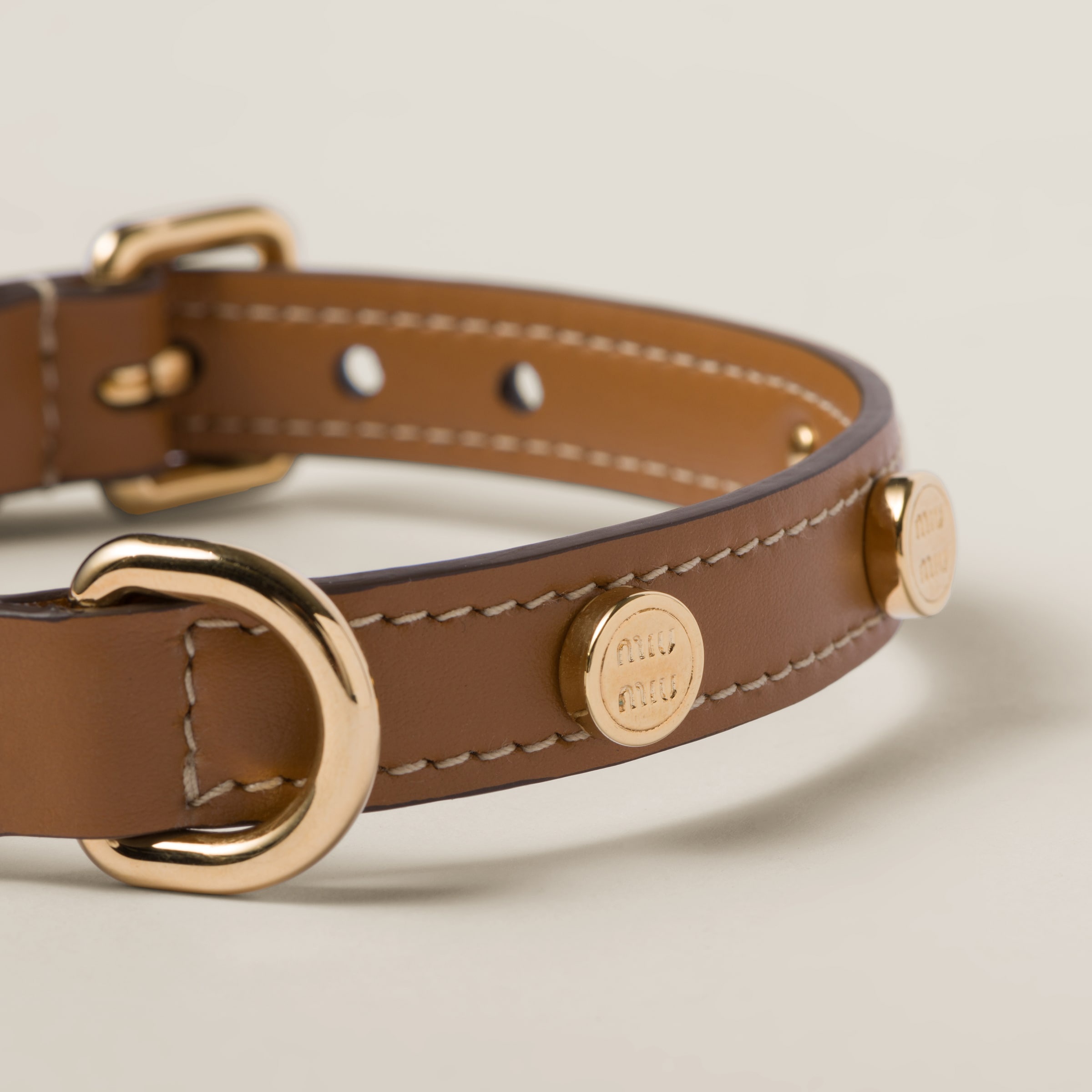 Leather pet collar - 2