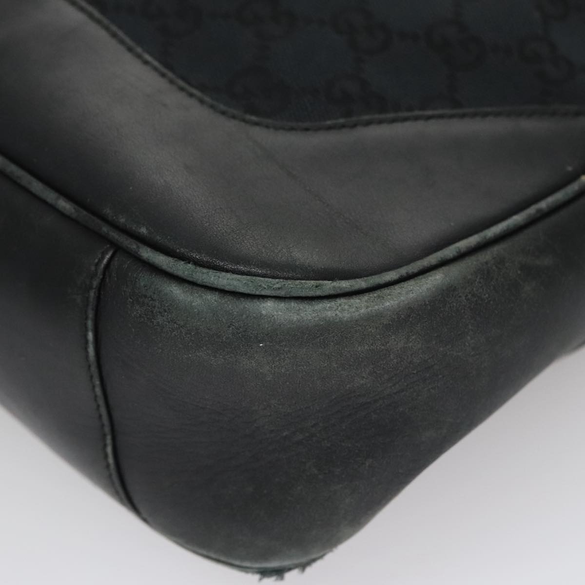 GUCCI Bamboo GG Canvas Hand Bag Black 001 4058 001 4058 - 15