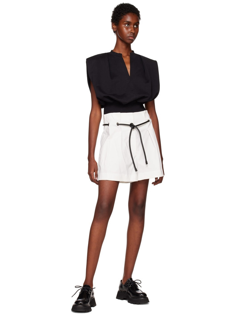 3.1 Phillip Lim White Origami Shorts outlook