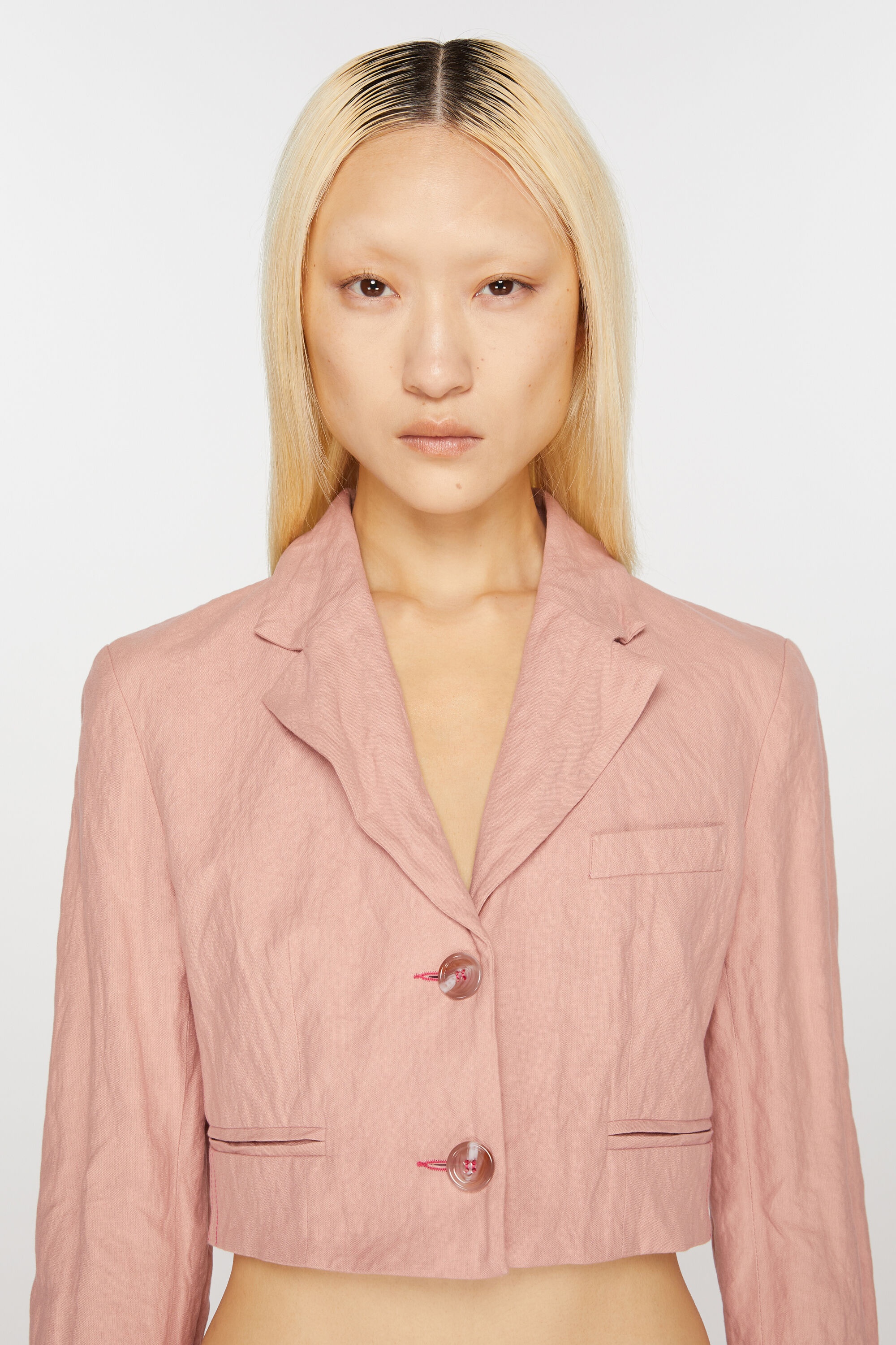 Regular fit suit jacket - Old pink - 5
