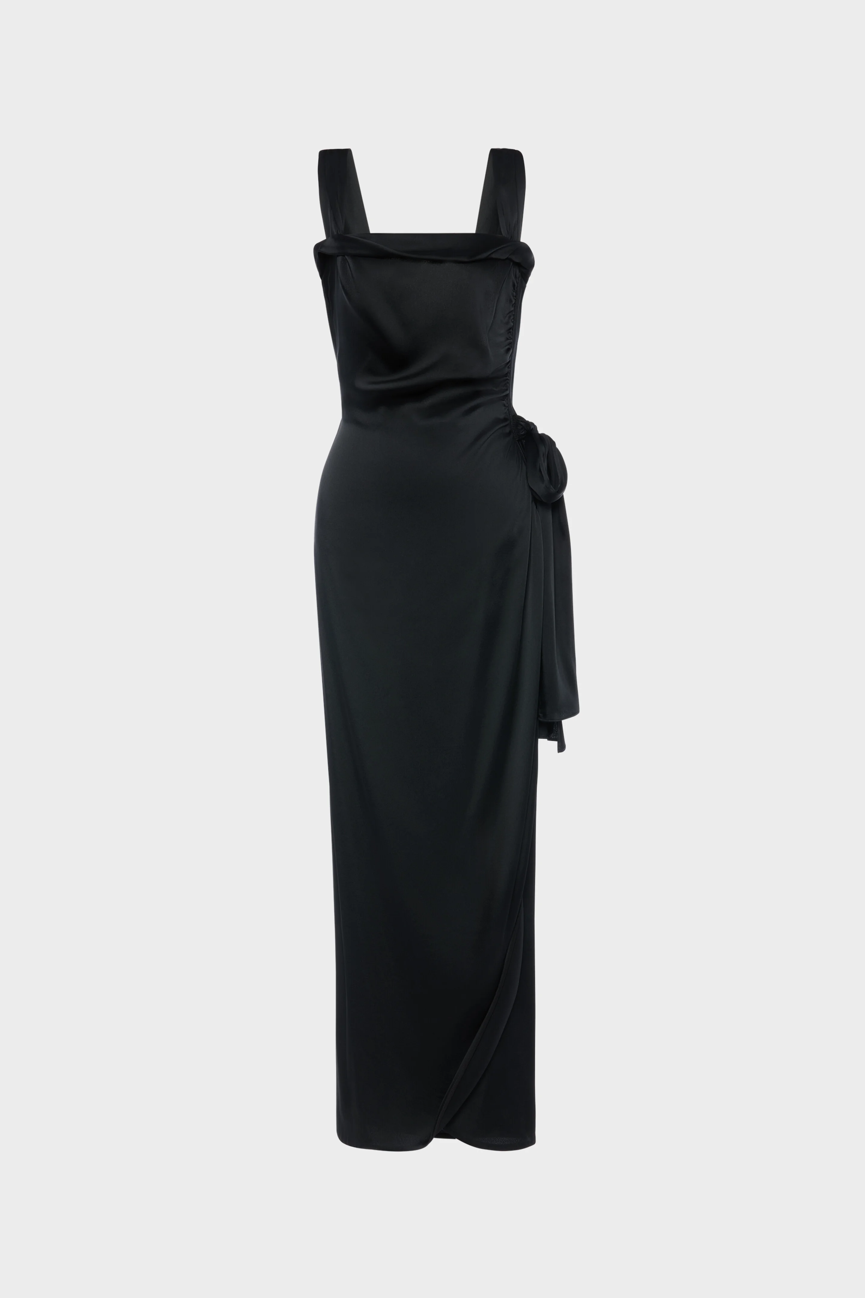 Silk satin maxi dress - 1