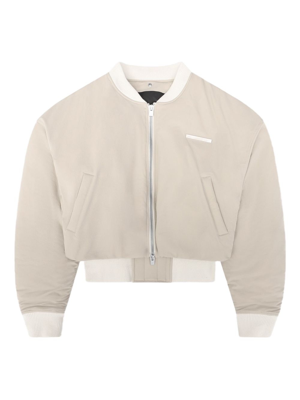 cropped jacket - 2