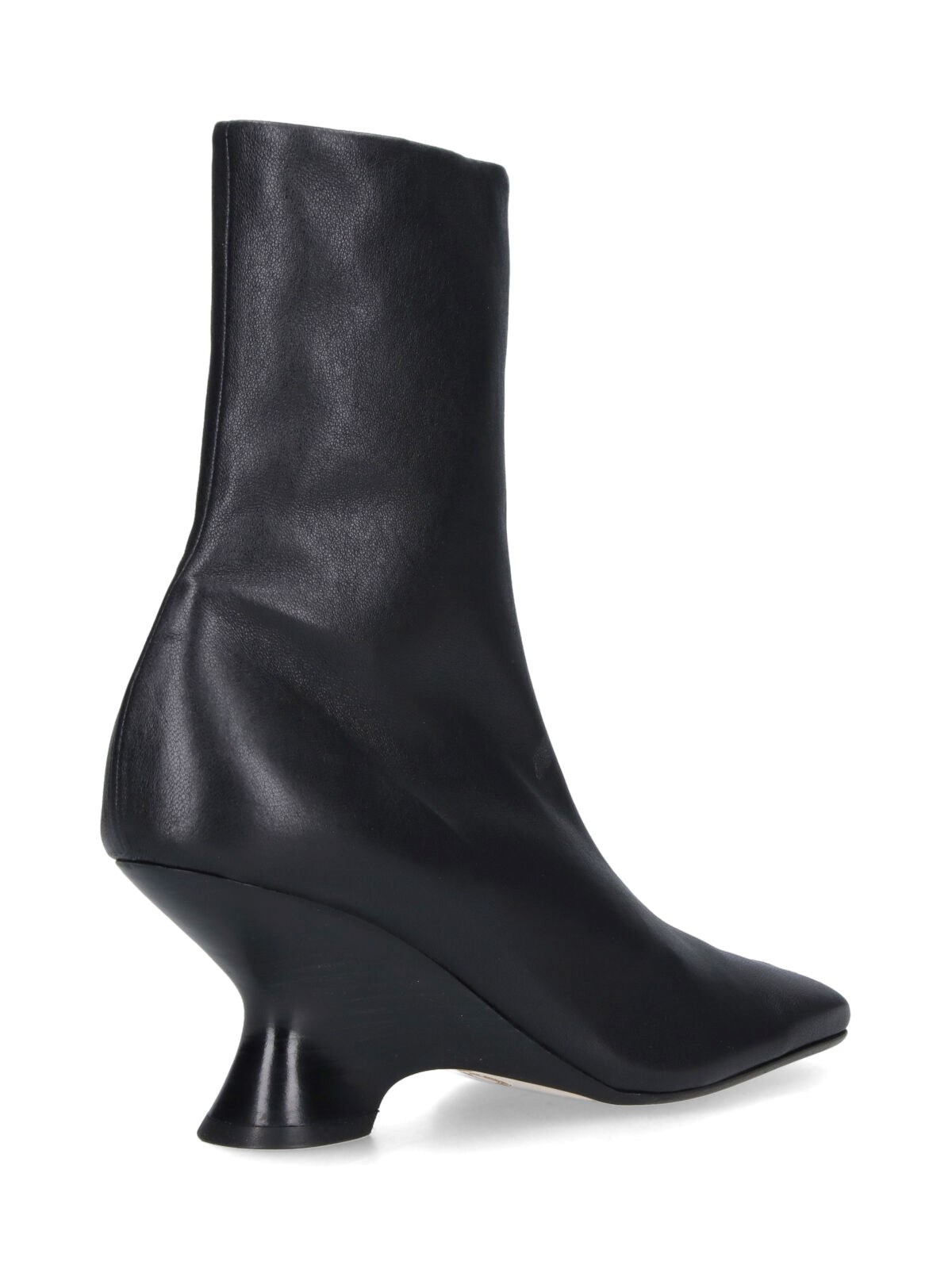 LEATHER ANKLE BOOTS - 4