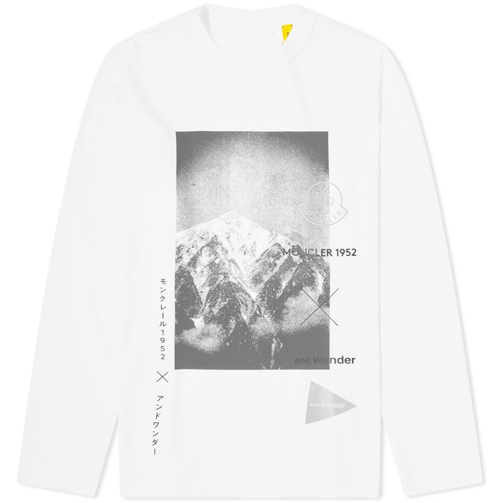 Moncler Genius x and wander Long Sleeve Mountain Tee - 1