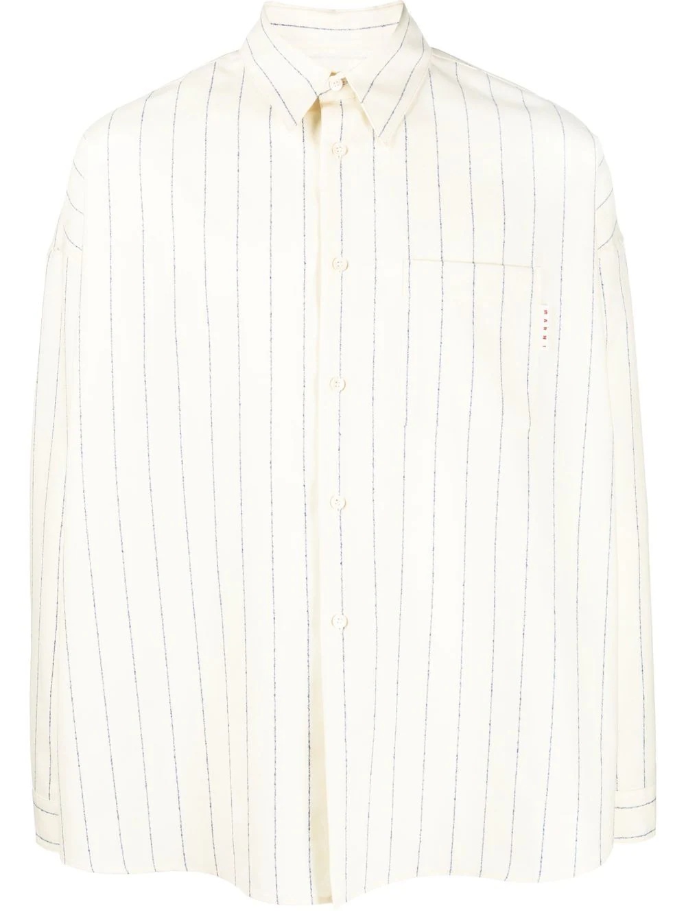 vertical striped shirt - 1