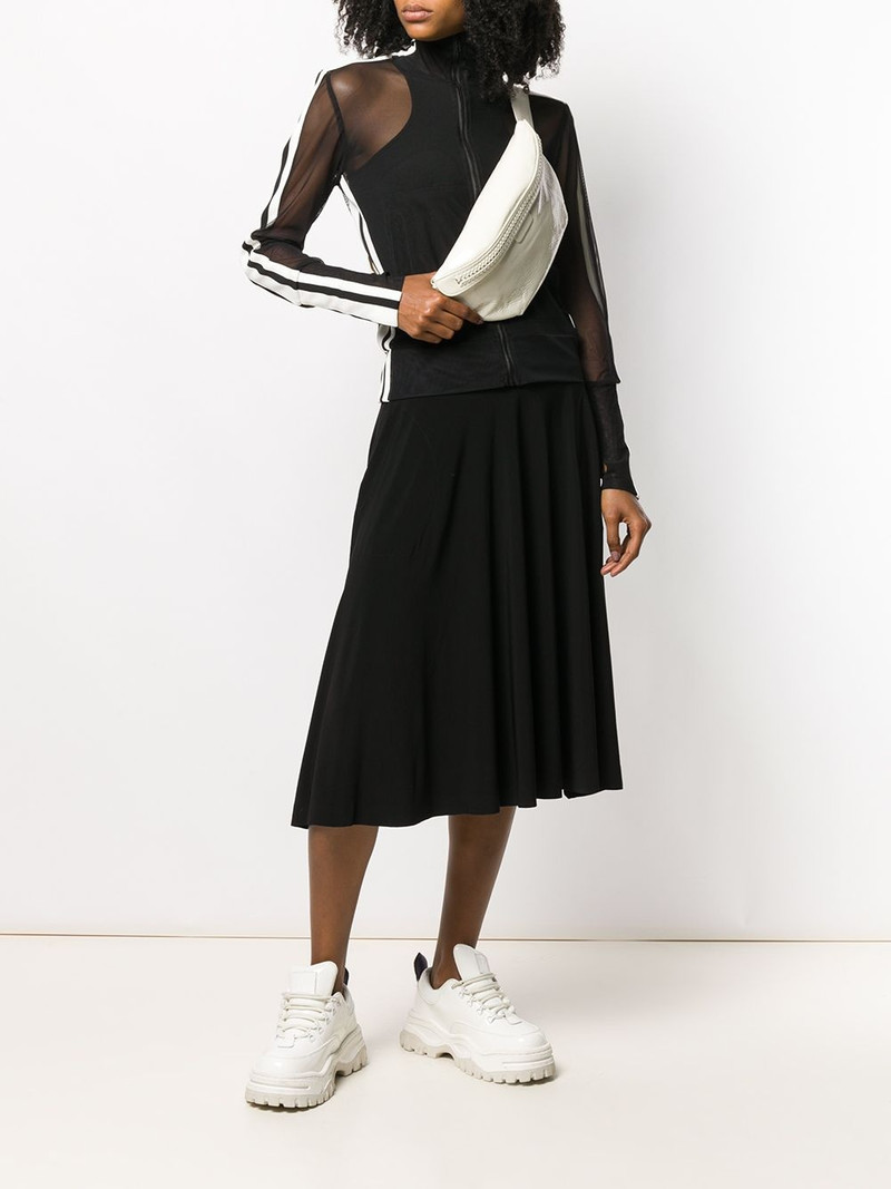 NORMA KAMALI flared midi skirt outlook