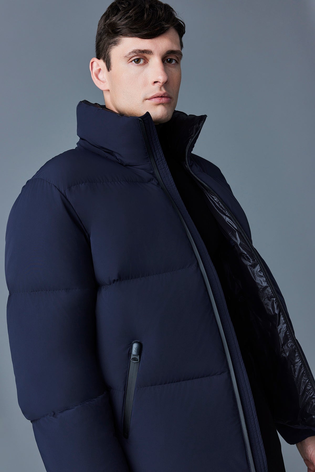 KENT Stretch matt down jacket with hood - 5
