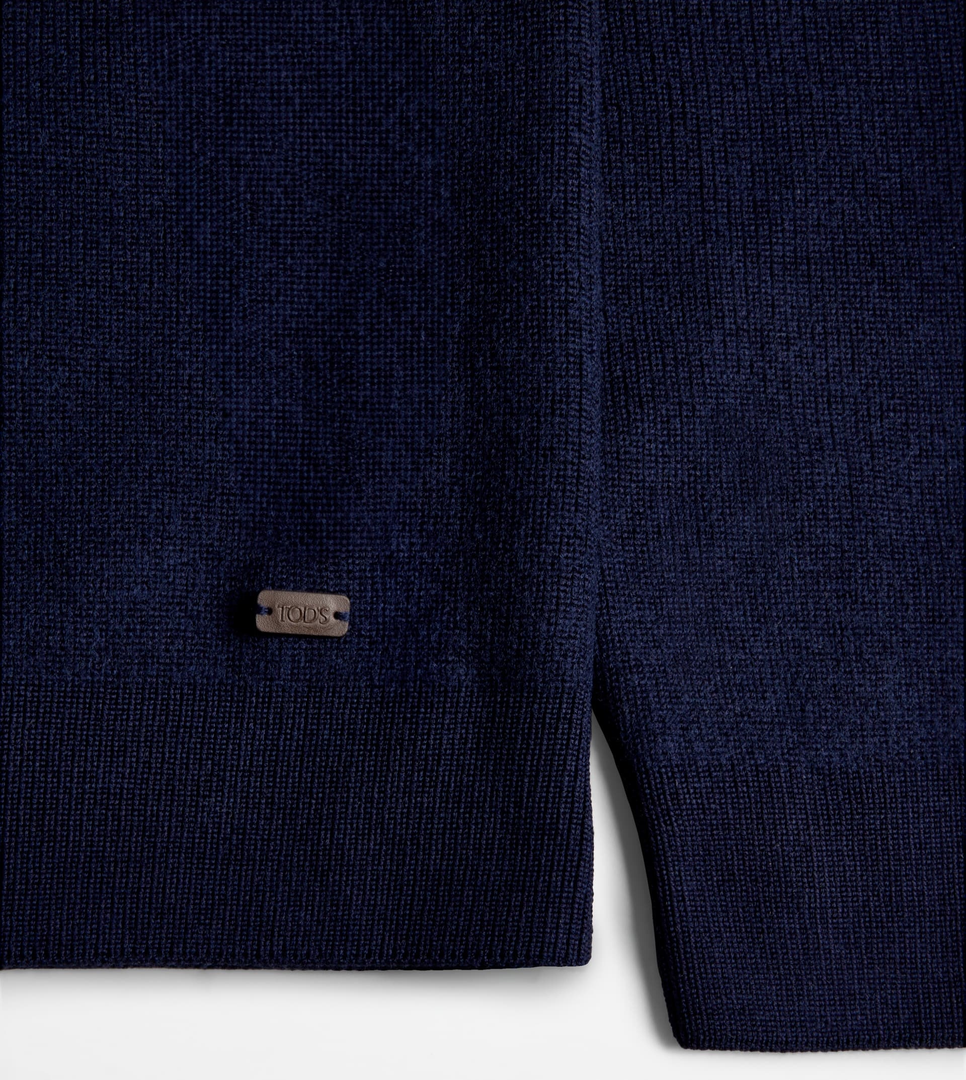 MOCK TURTLENECK WITH ZIP - BLUE - 2