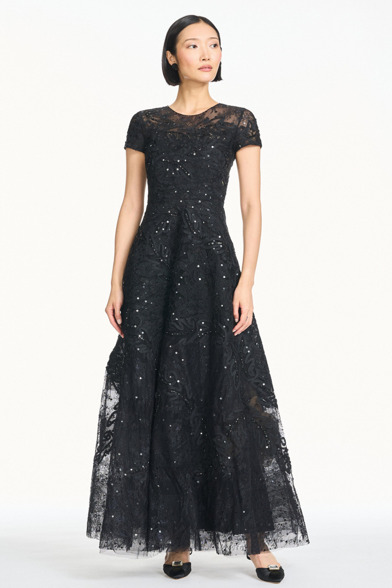 ELEKTRA GOWN - NOIR 1