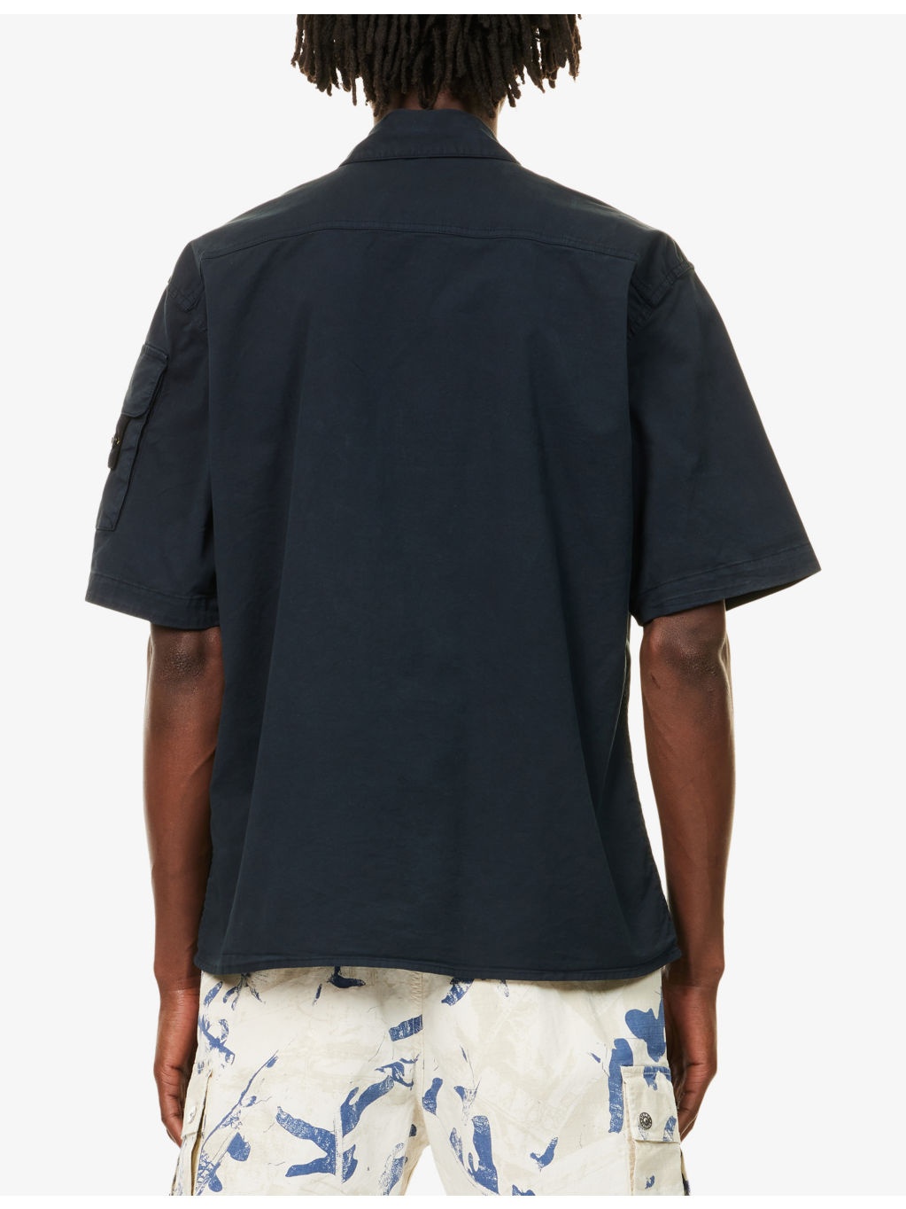 Supima Short-Sleeve Cotton-Blend Shirt - 4