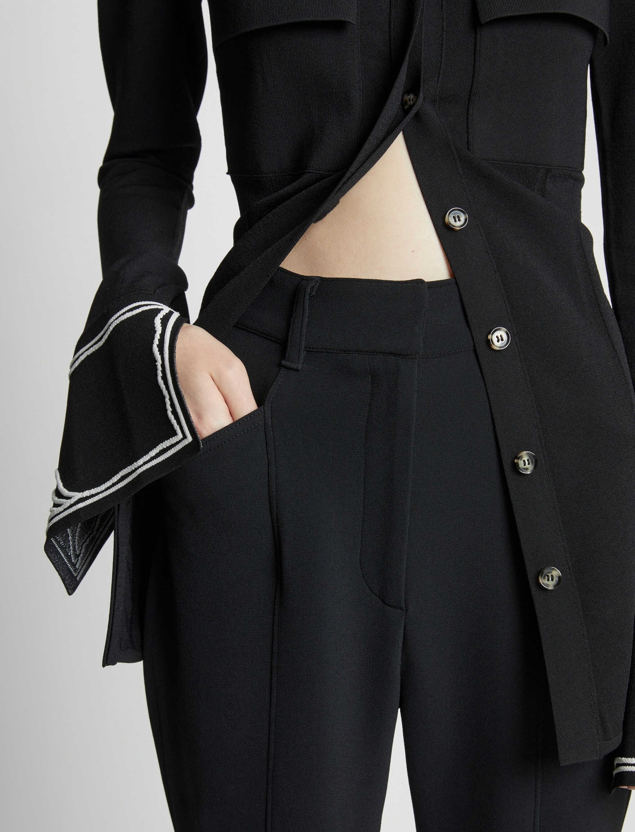 Bi-stretch Crepe Pant - 5