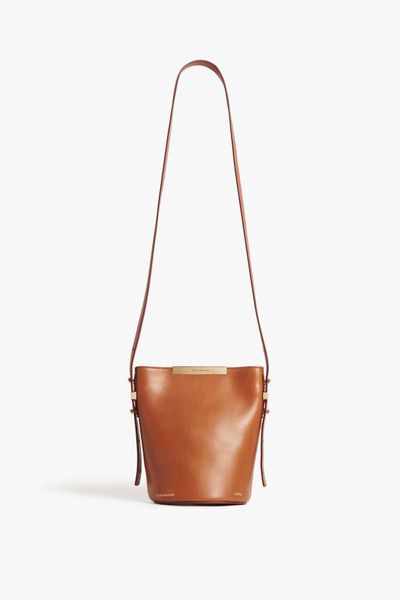 Victoria Beckham Mini Bucket Bag In Cognac Leather outlook