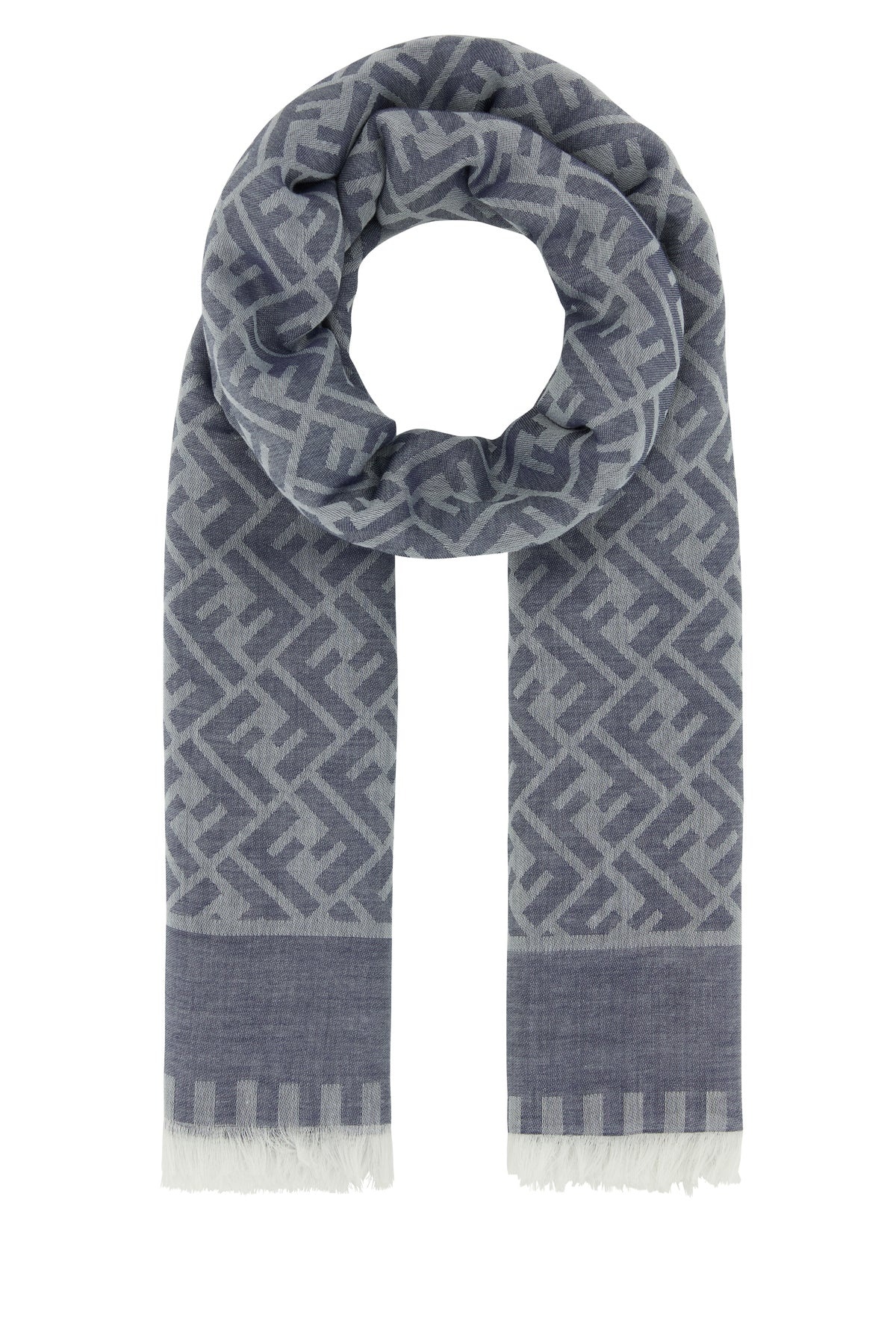 Fendi Women Embroidered Cotton Foulard - 1
