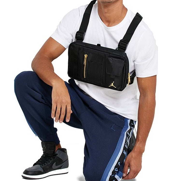 Air Jordan MA-1 Chest Rig Bag 'Black Gold' 9A0320-023 - 6