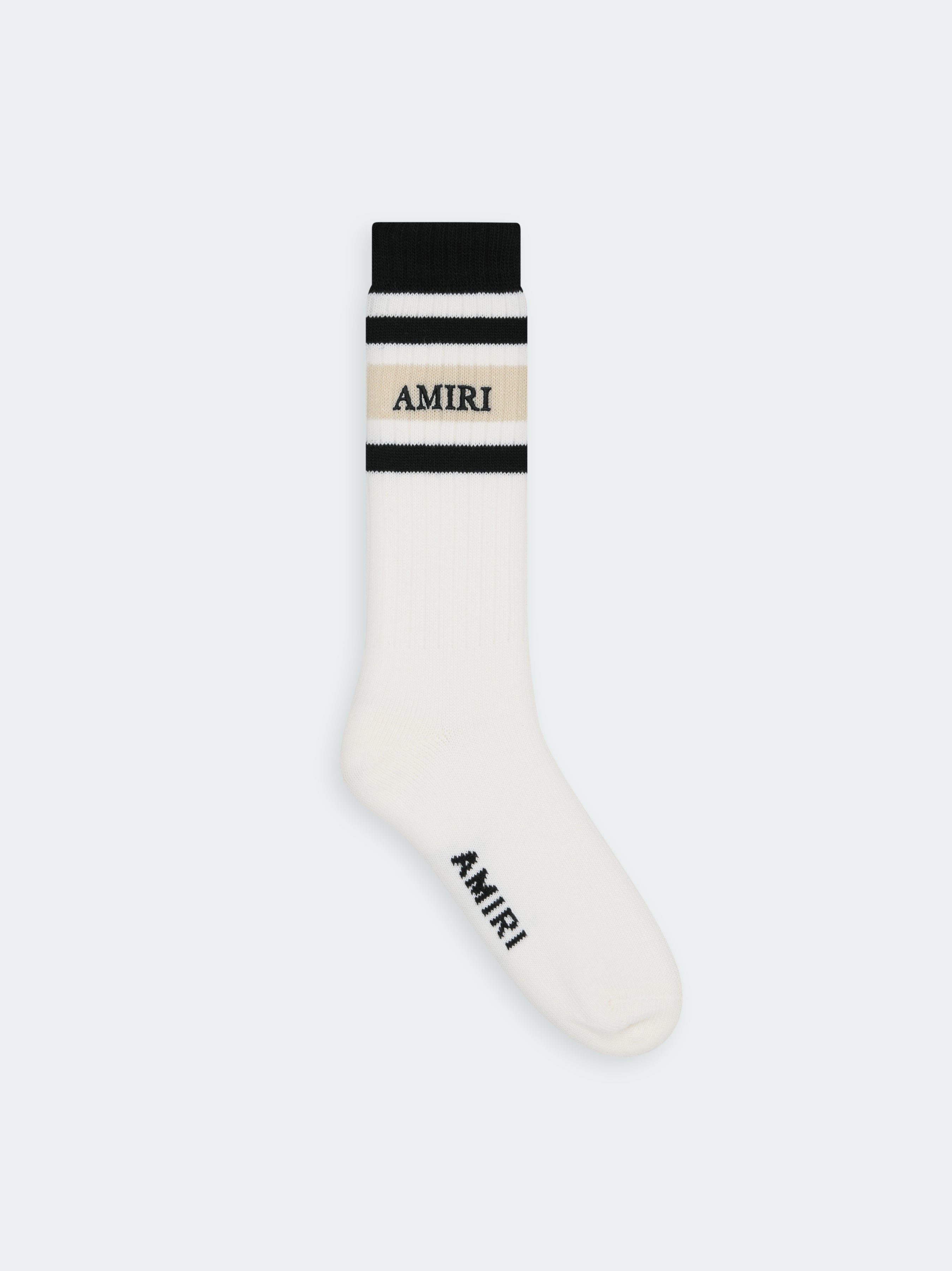 AMIRI STACK STRIPE CHUNKY SOCK - 1