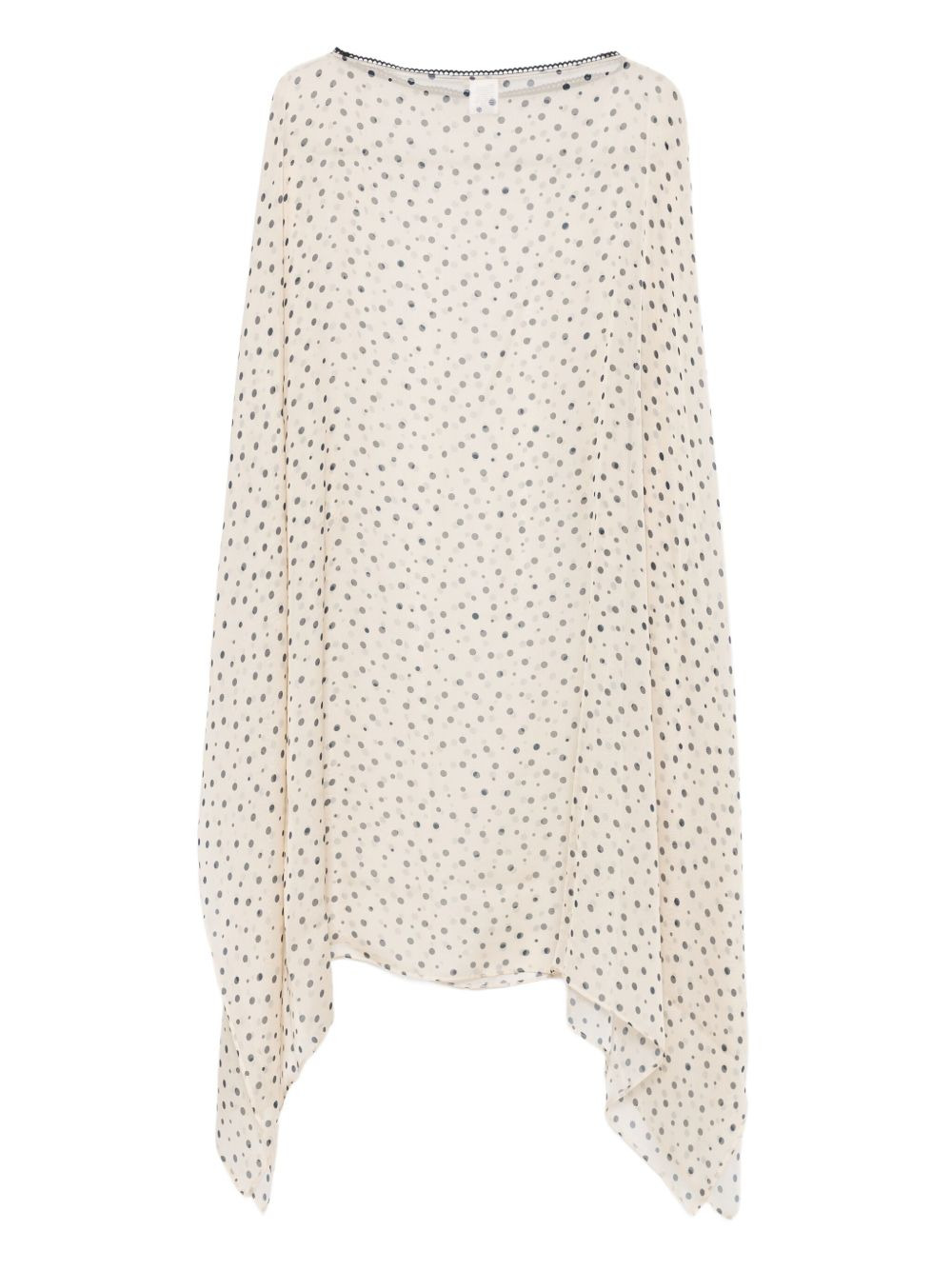 polka-dot silk dress - 2